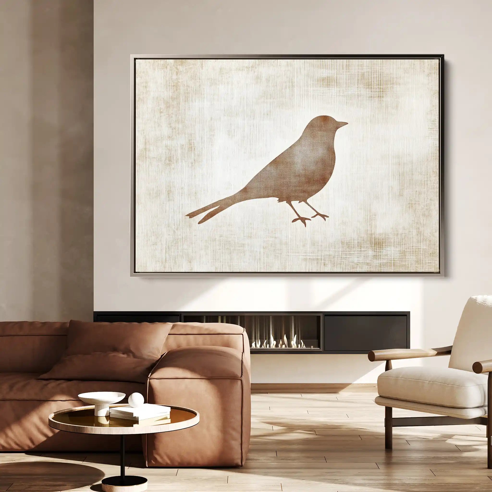 Animals 040 Canvas Art 60 x 40 cm / Black
