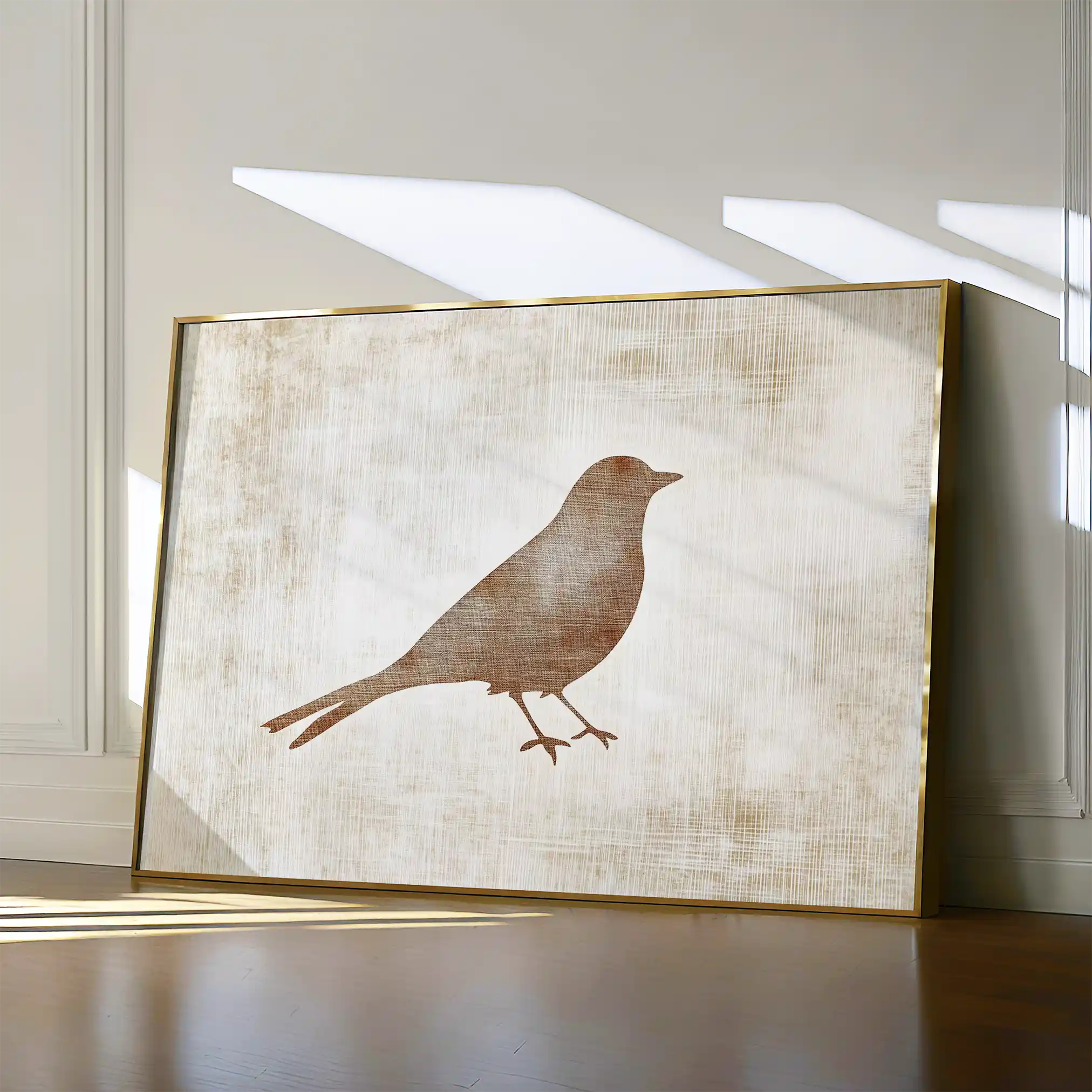 Animals 040 Canvas Art 60 x 40 cm / Black