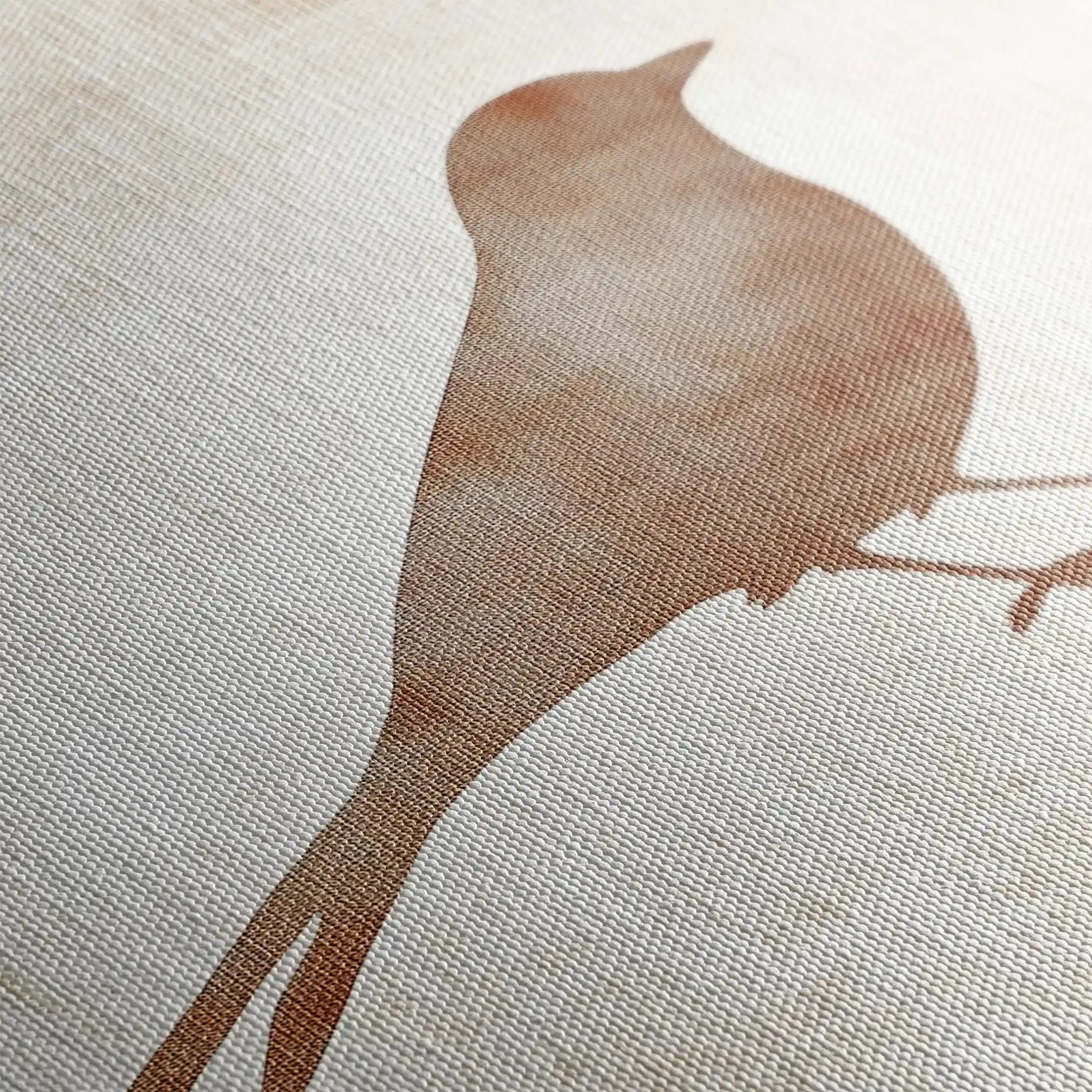 Animals 040 Canvas Art 60 x 40 cm / Black