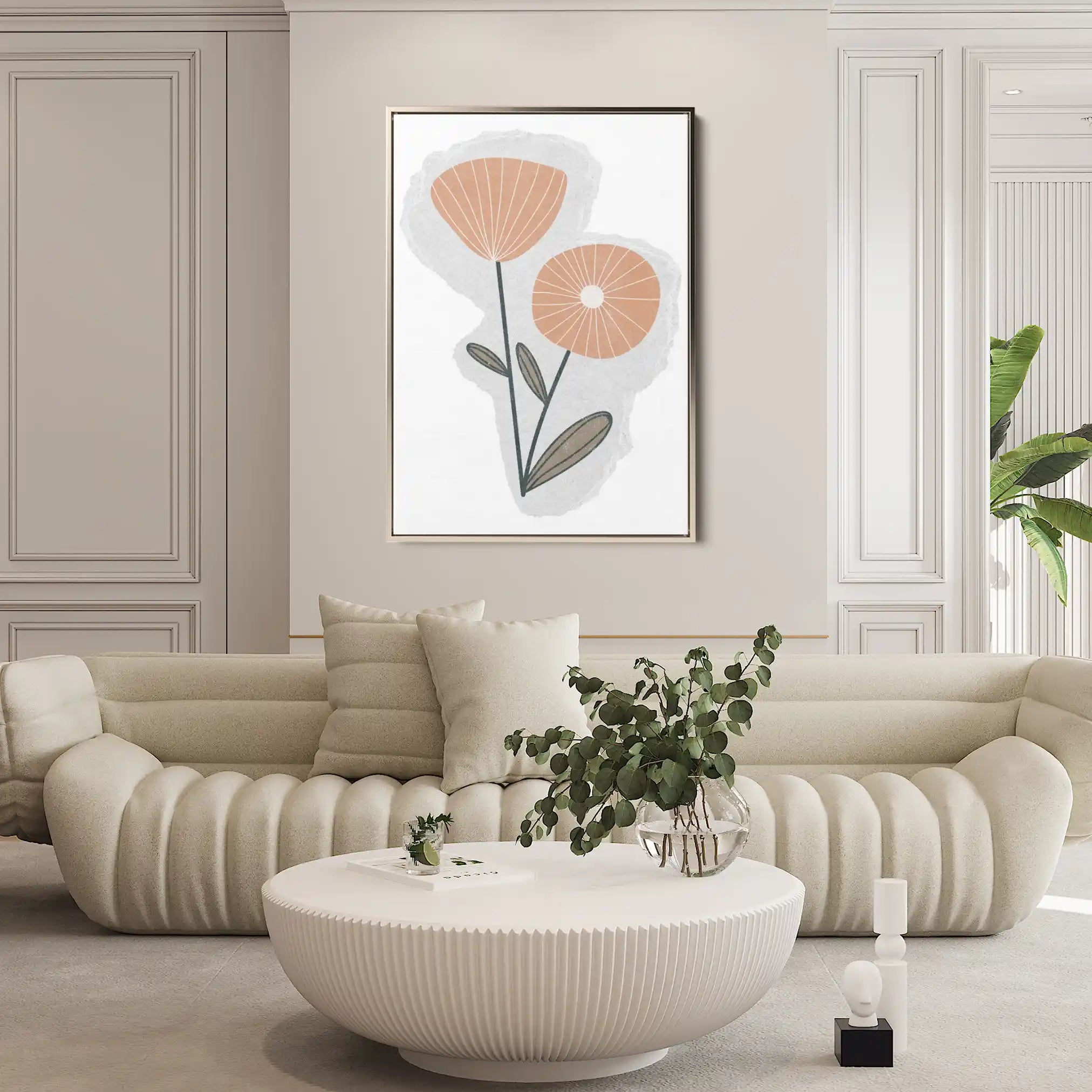 Boho 040 Canvas Art 60 x 40 cm / Black