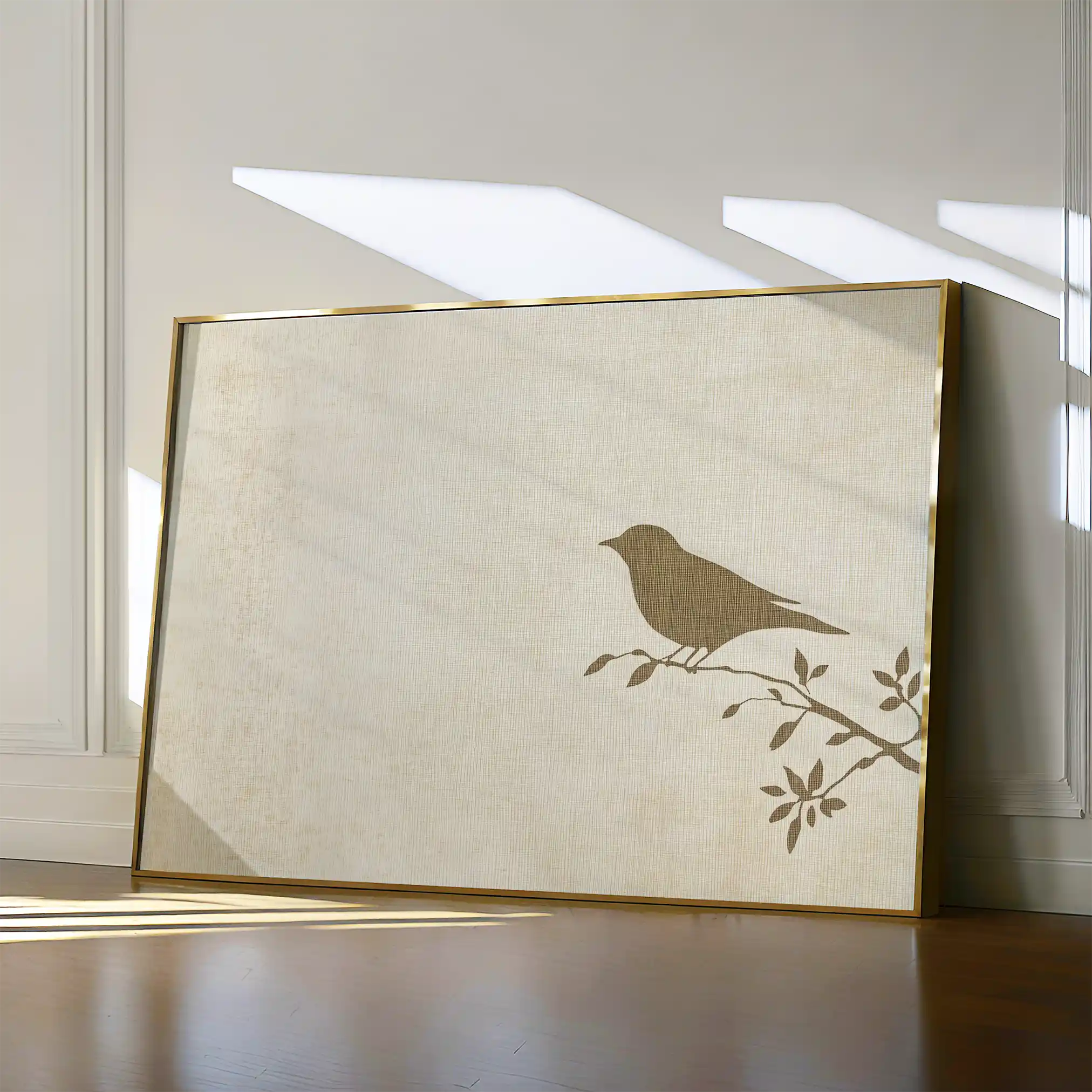 Animals 041 Canvas Art 60 x 40 cm / Black