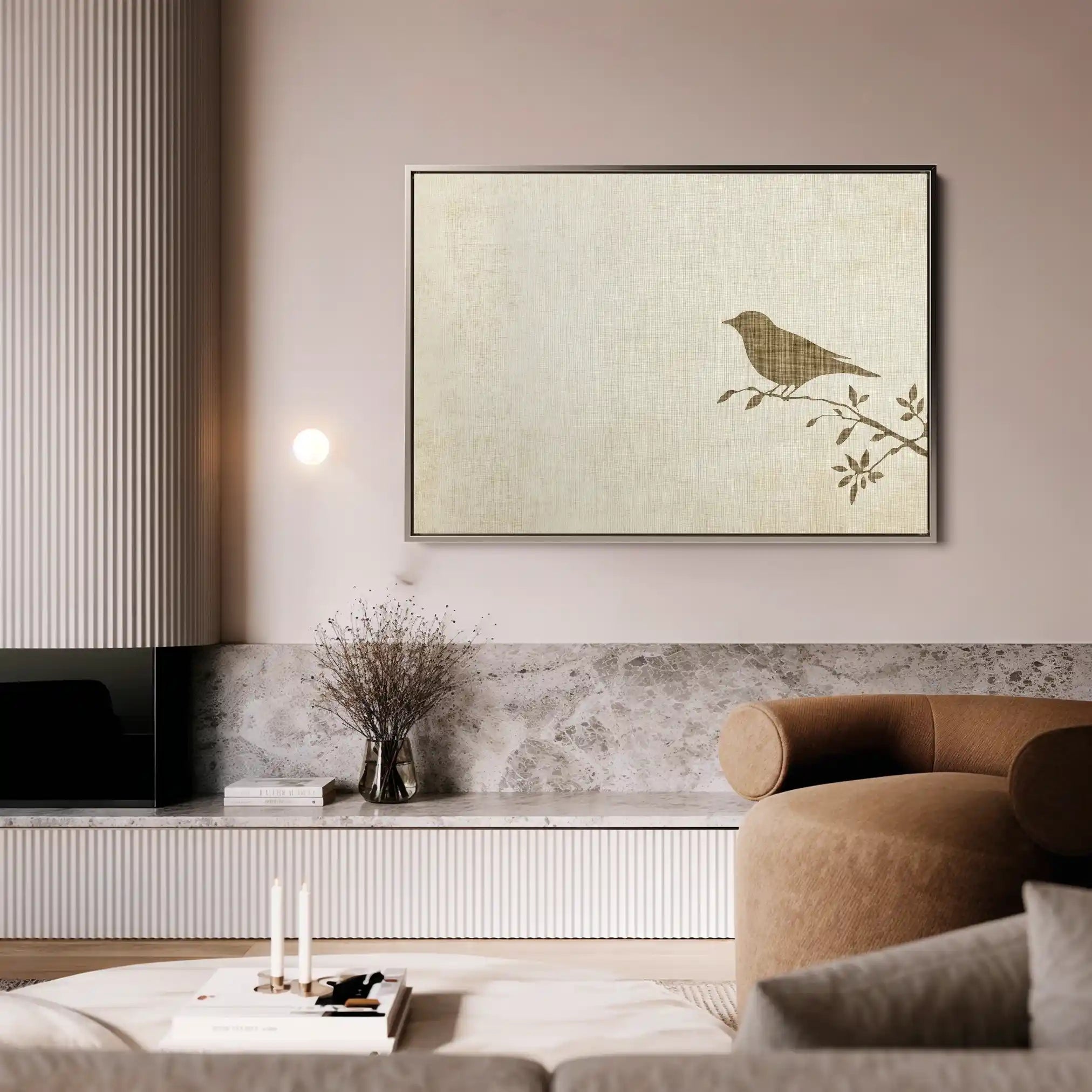 Animals 041 Canvas Art 60 x 40 cm / Black