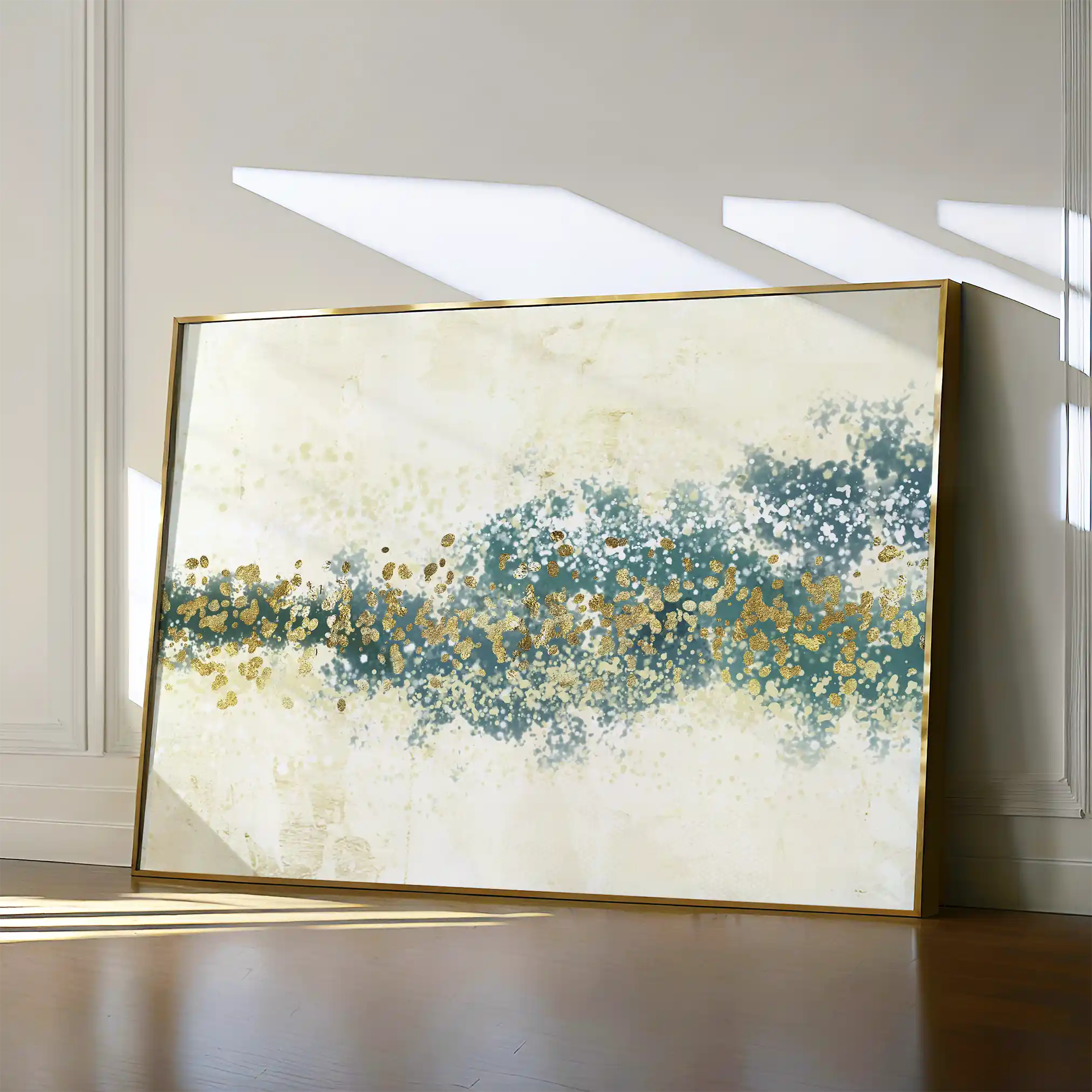 Abstract 041 Canvas Art 60 x 40 cm / Black