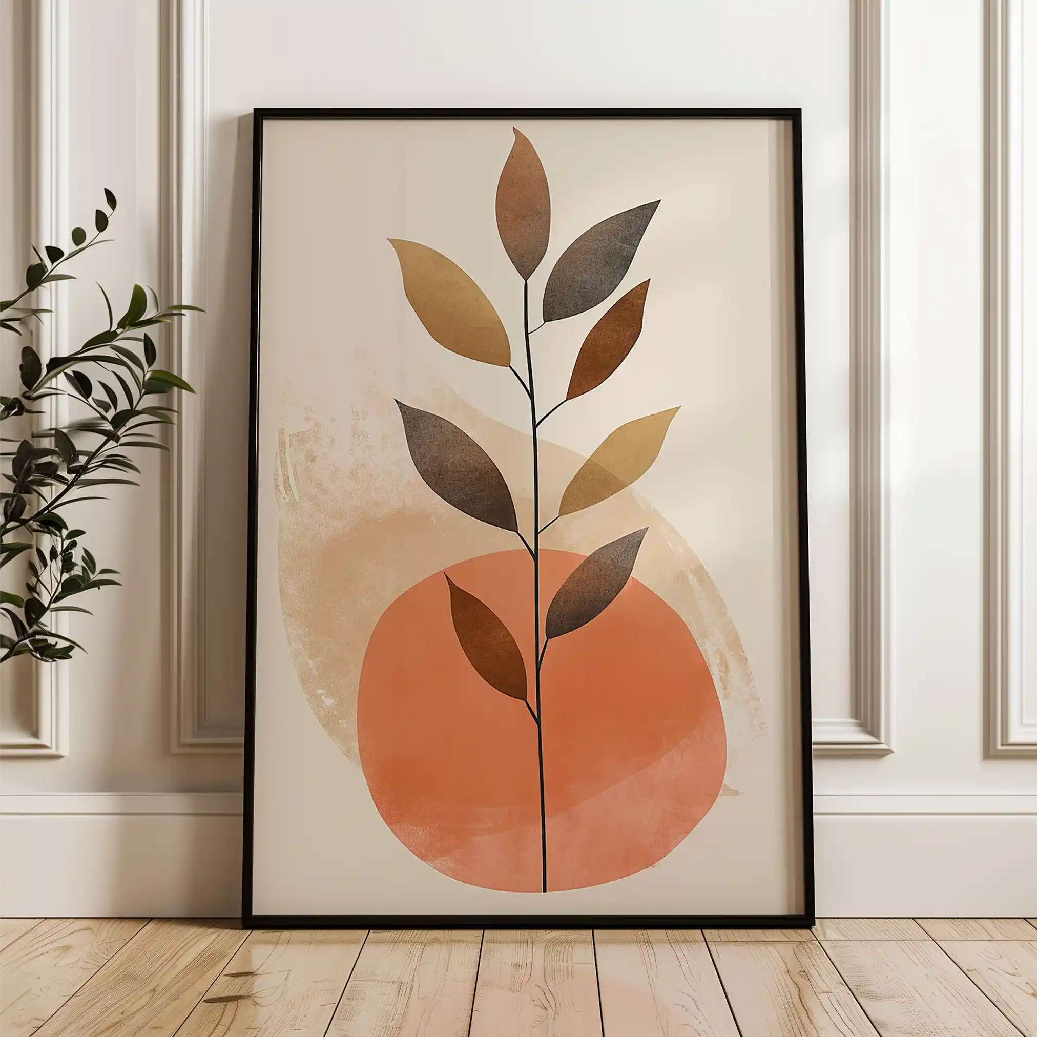 Boho 041 Canvas Art 60 x 40 cm / Black