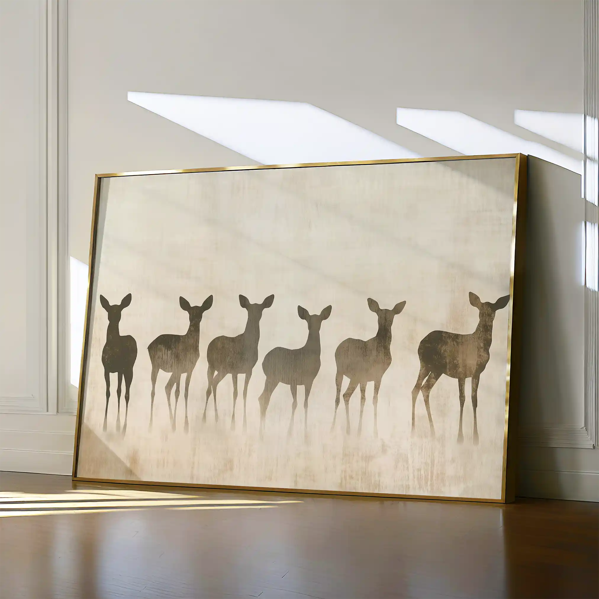 Animals 042 Canvas Art 60 x 40 cm / Black