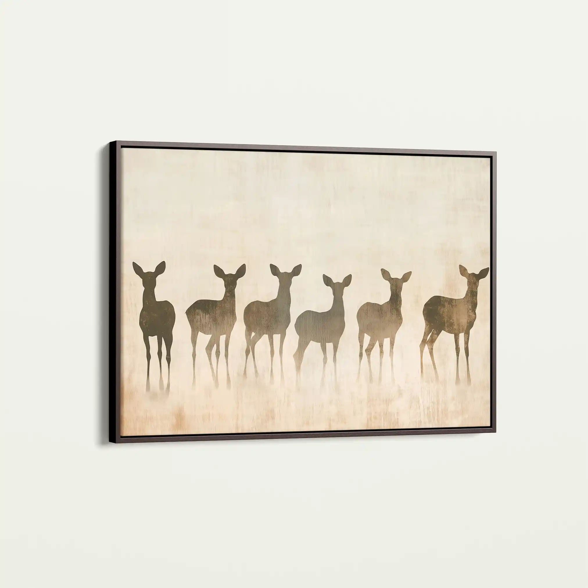 Animals 042 Canvas Art 60 x 40 cm / Black