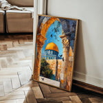 Palestine 042 Canvas Art 60 x 40 cm / Black