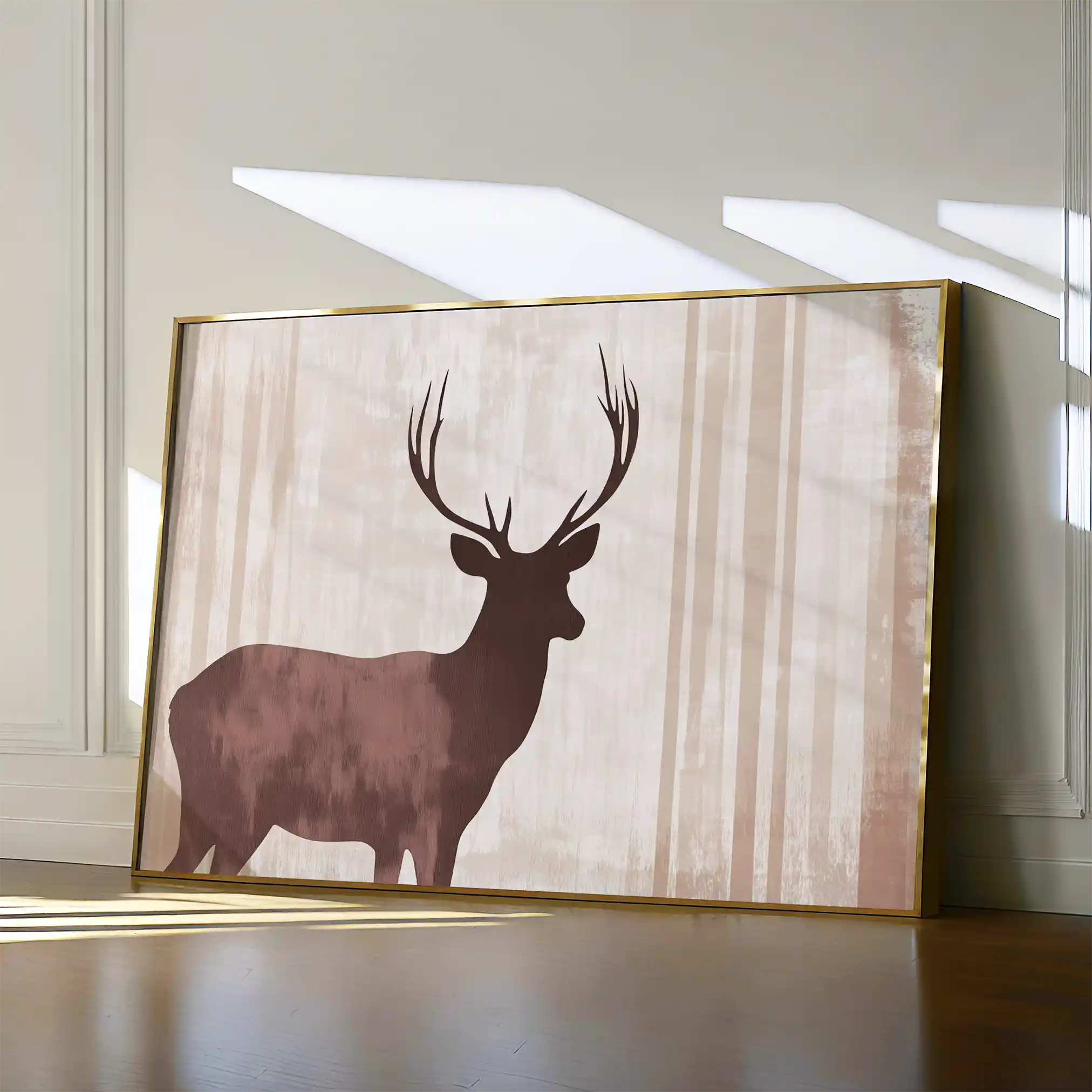 Animals 043 Canvas Art 60 x 40 cm / Black