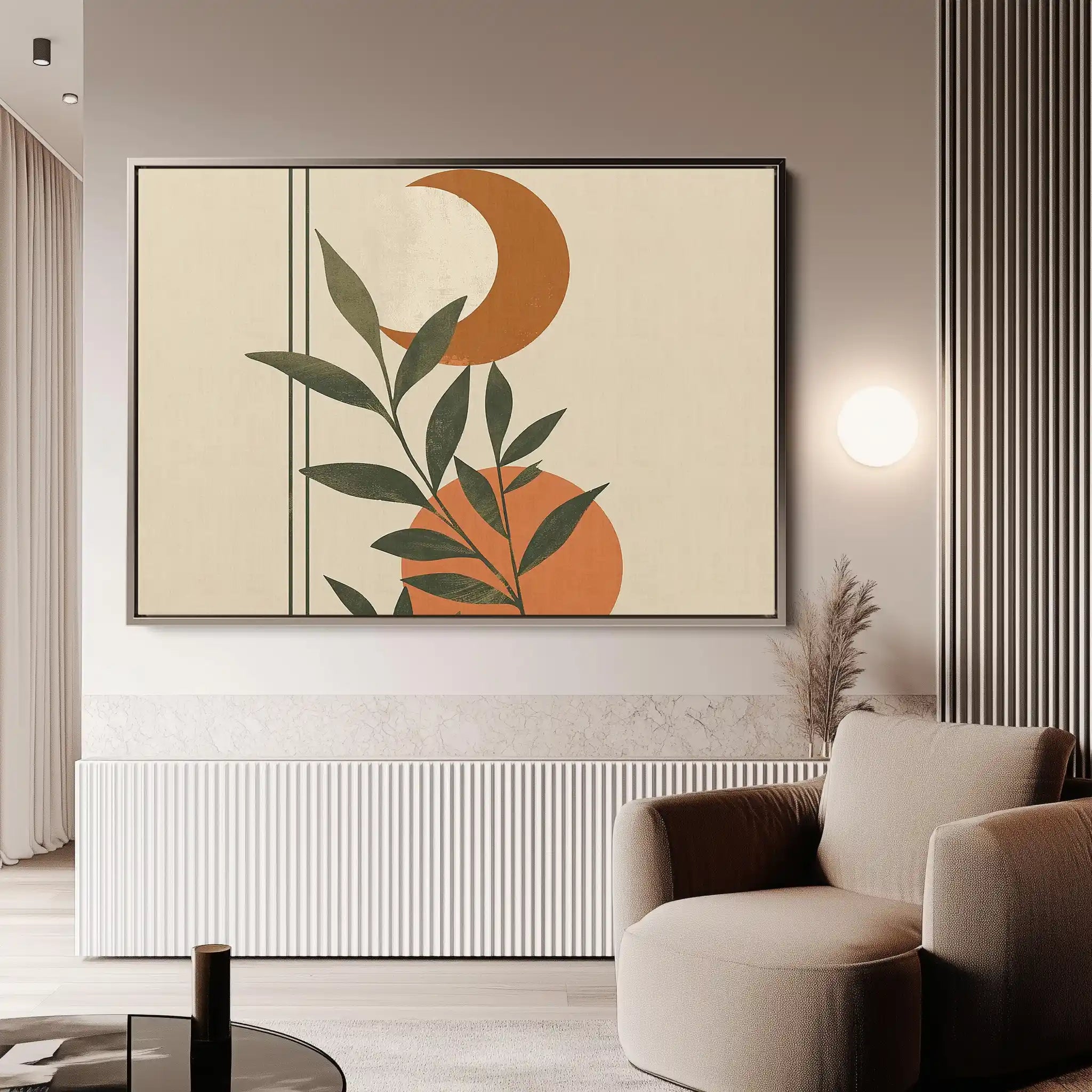 Boho 043 Canvas Art 60 x 40 cm / Black