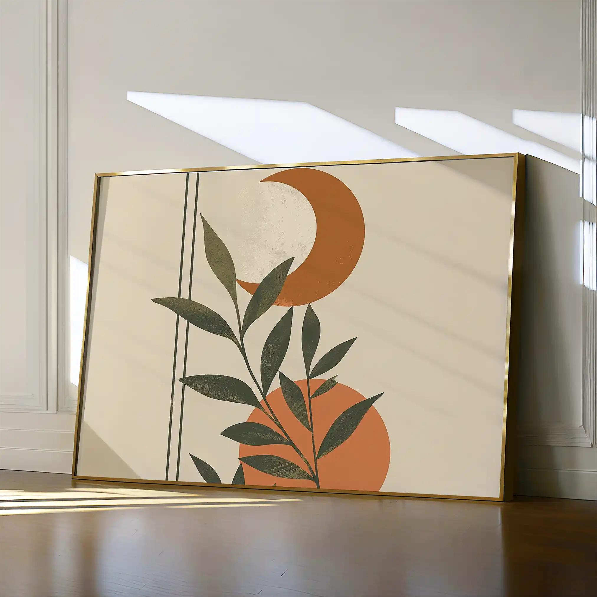 Boho 043 Canvas Art 60 x 40 cm / Black