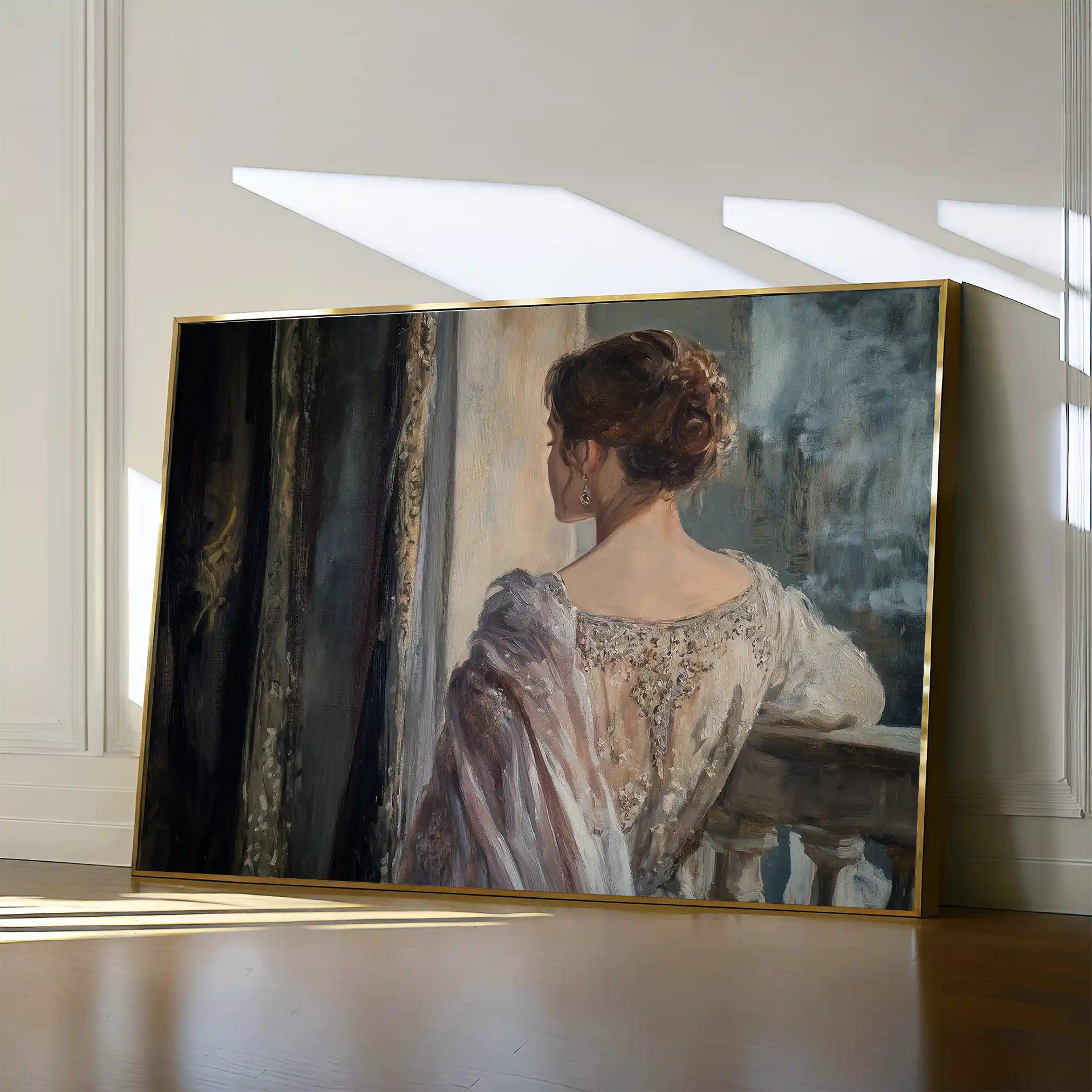 Classic 043 Canvas Art 60 x 40 cm / Black