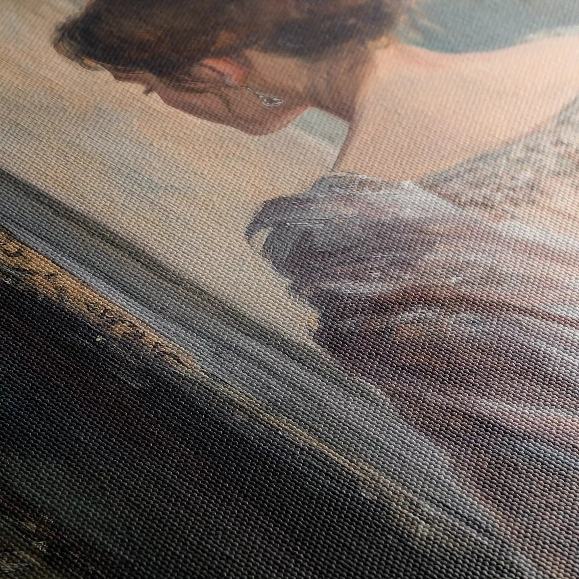 Classic 043 Canvas Art 60 x 40 cm / Black