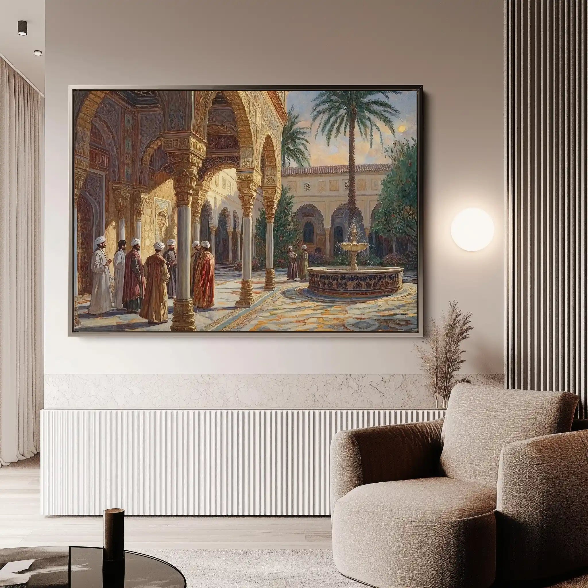 Orientalist 043 Canvas Art 60 x 40 cm / Black