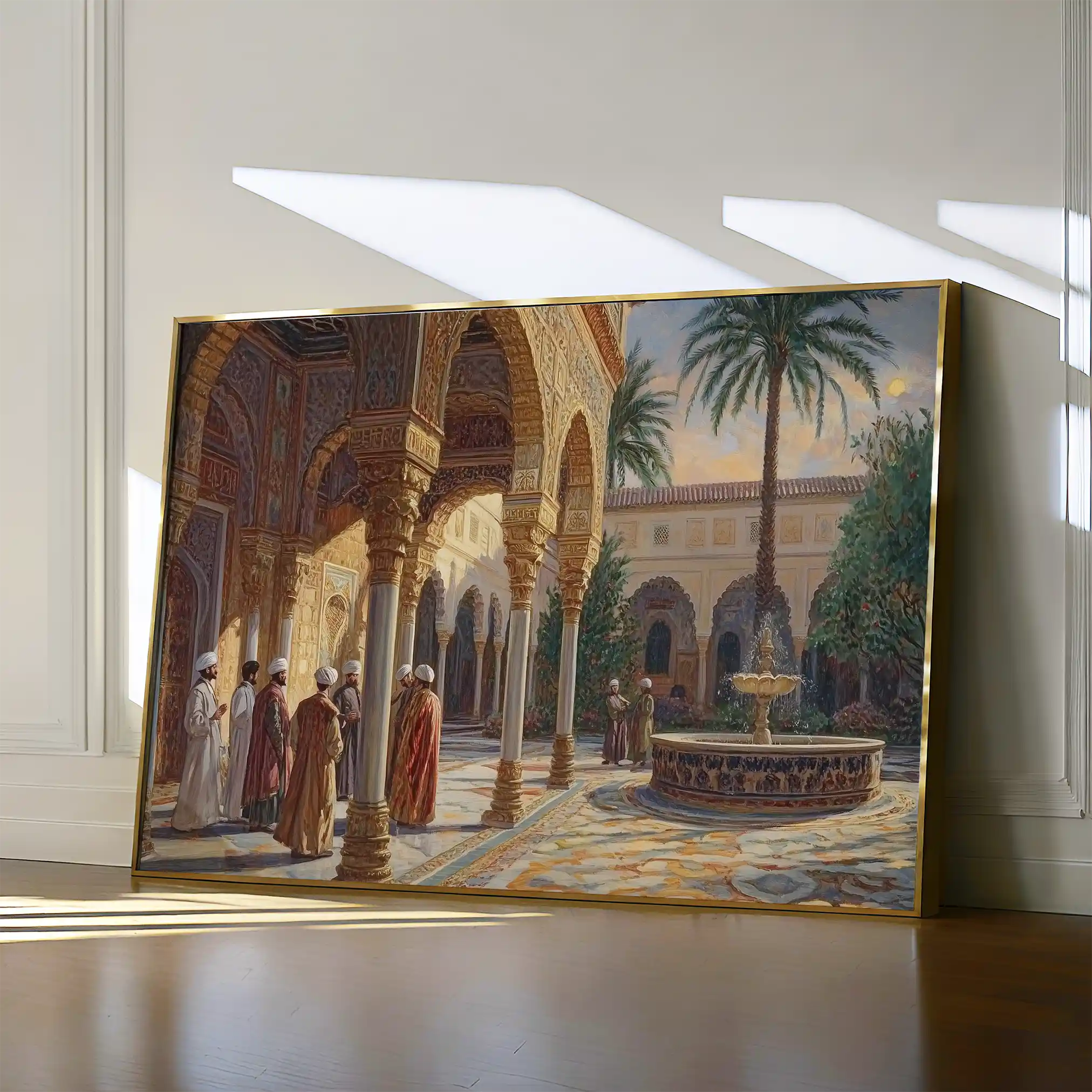 Orientalist 043 Canvas Art 60 x 40 cm / Black