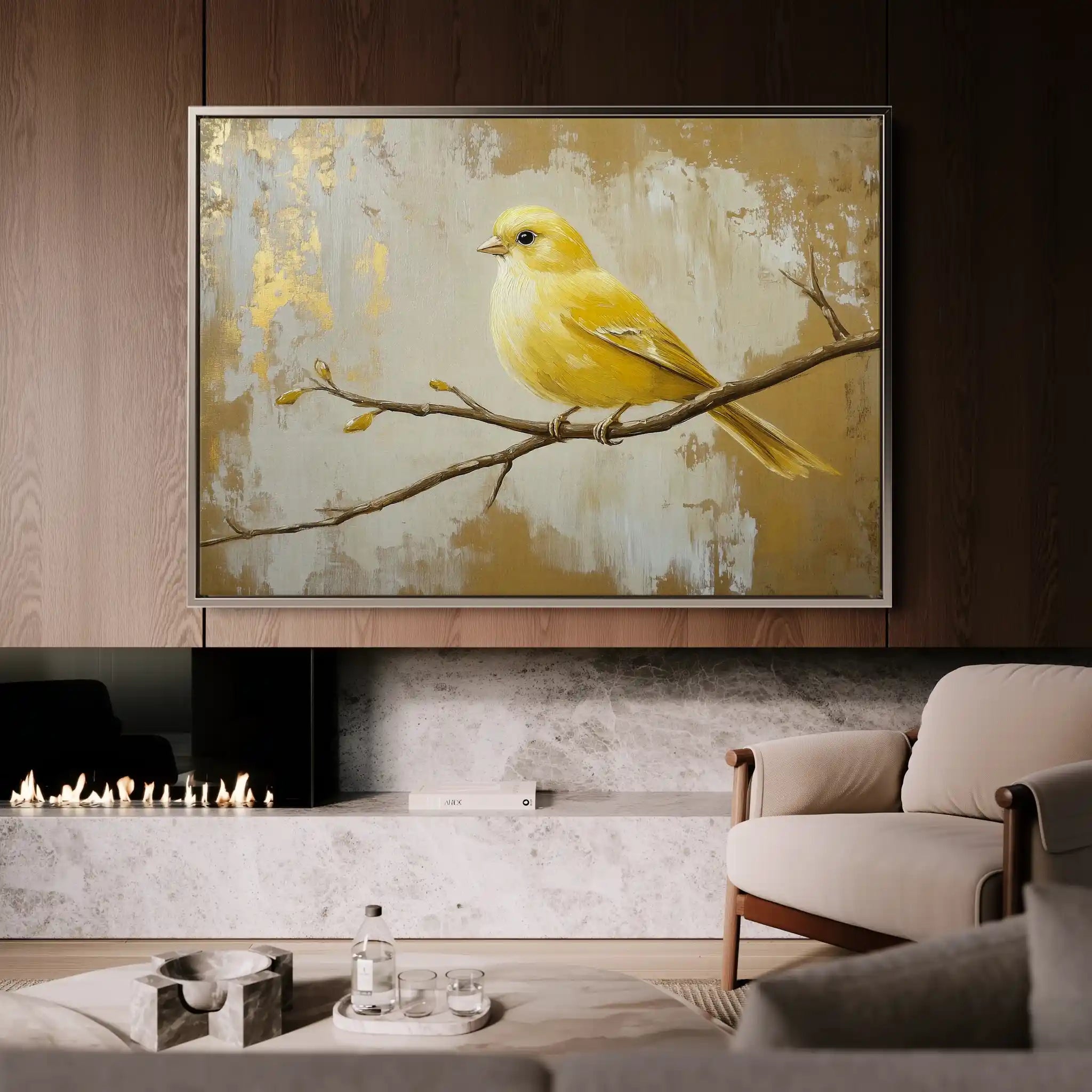 Animals 044 Canvas Art 60 x 40 cm / Black