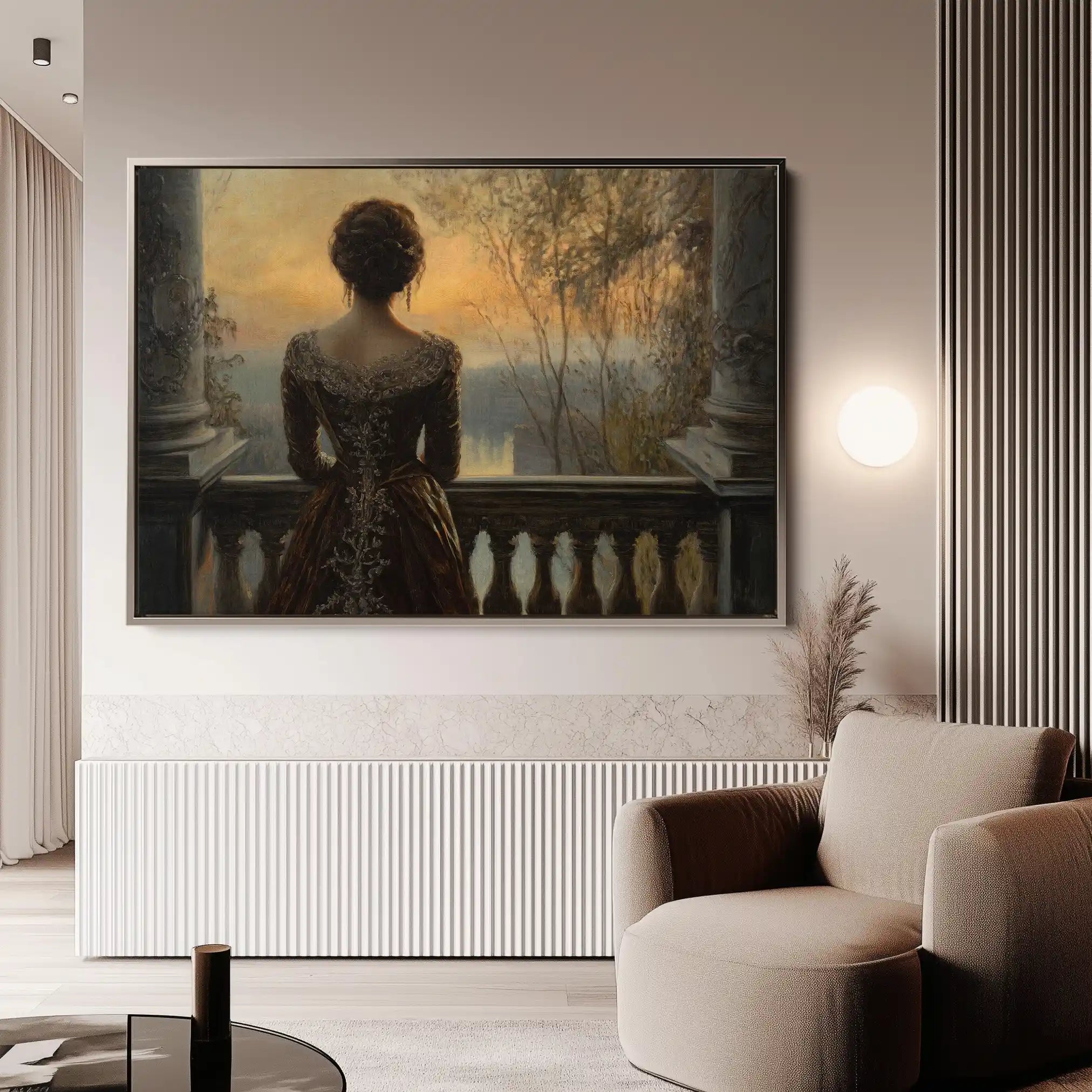 Classic 044 Canvas Art 60 x 40 cm / Black