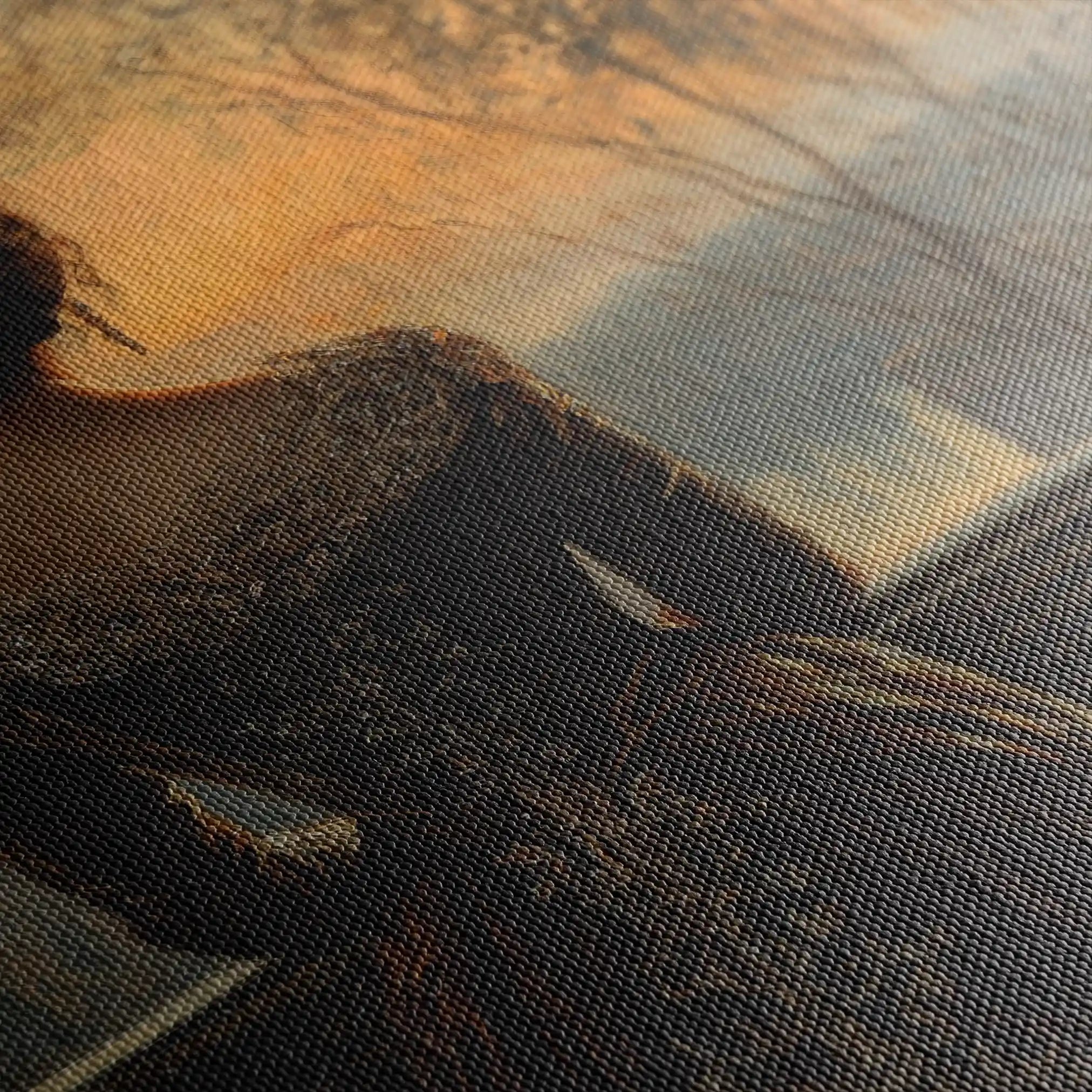 Classic 044 Canvas Art 60 x 40 cm / Black