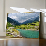 Landscape 044 Canvas Art 60 x 40 cm / Black