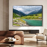 Landscape 044 Canvas Art 60 x 40 cm / Black