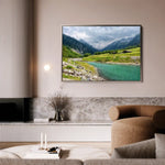 Landscape 044 Canvas Art 60 x 40 cm / Black