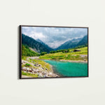 Landscape 044 Canvas Art 60 x 40 cm / Black