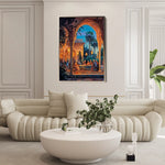 Orientalist 044 Canvas Art 60 x 40 cm / Black