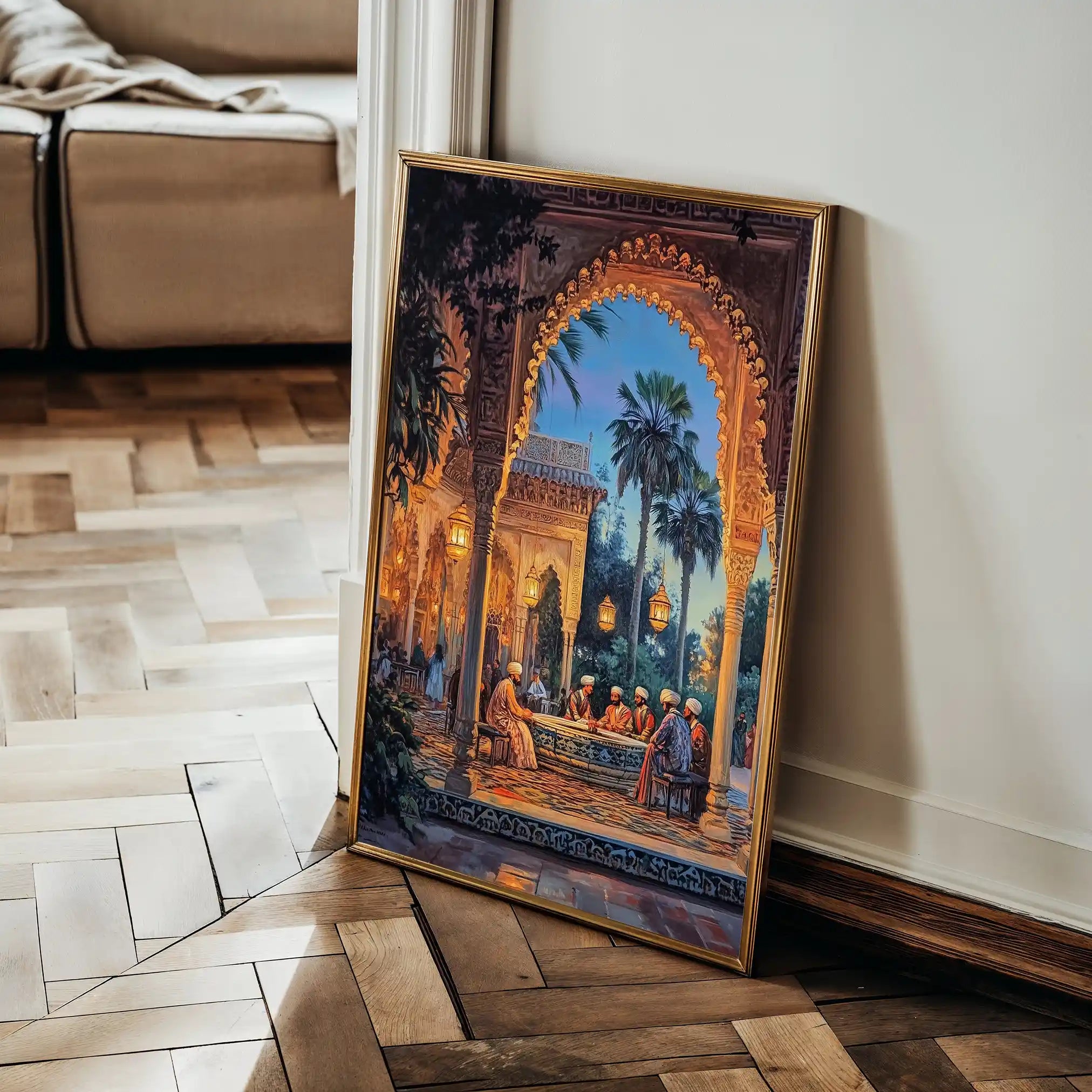 Orientalist 044 Canvas Art 60 x 40 cm / Black