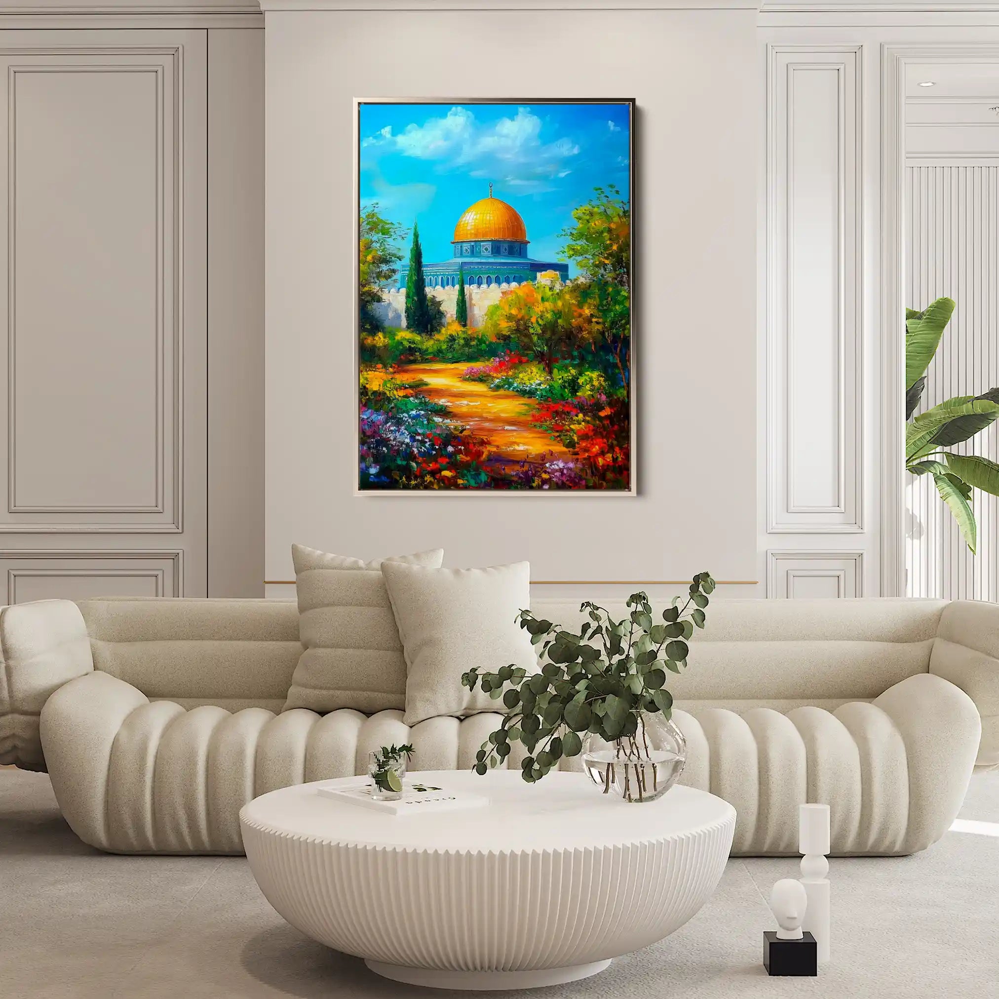 Palestine 044 Canvas Art 60 x 40 cm / Black