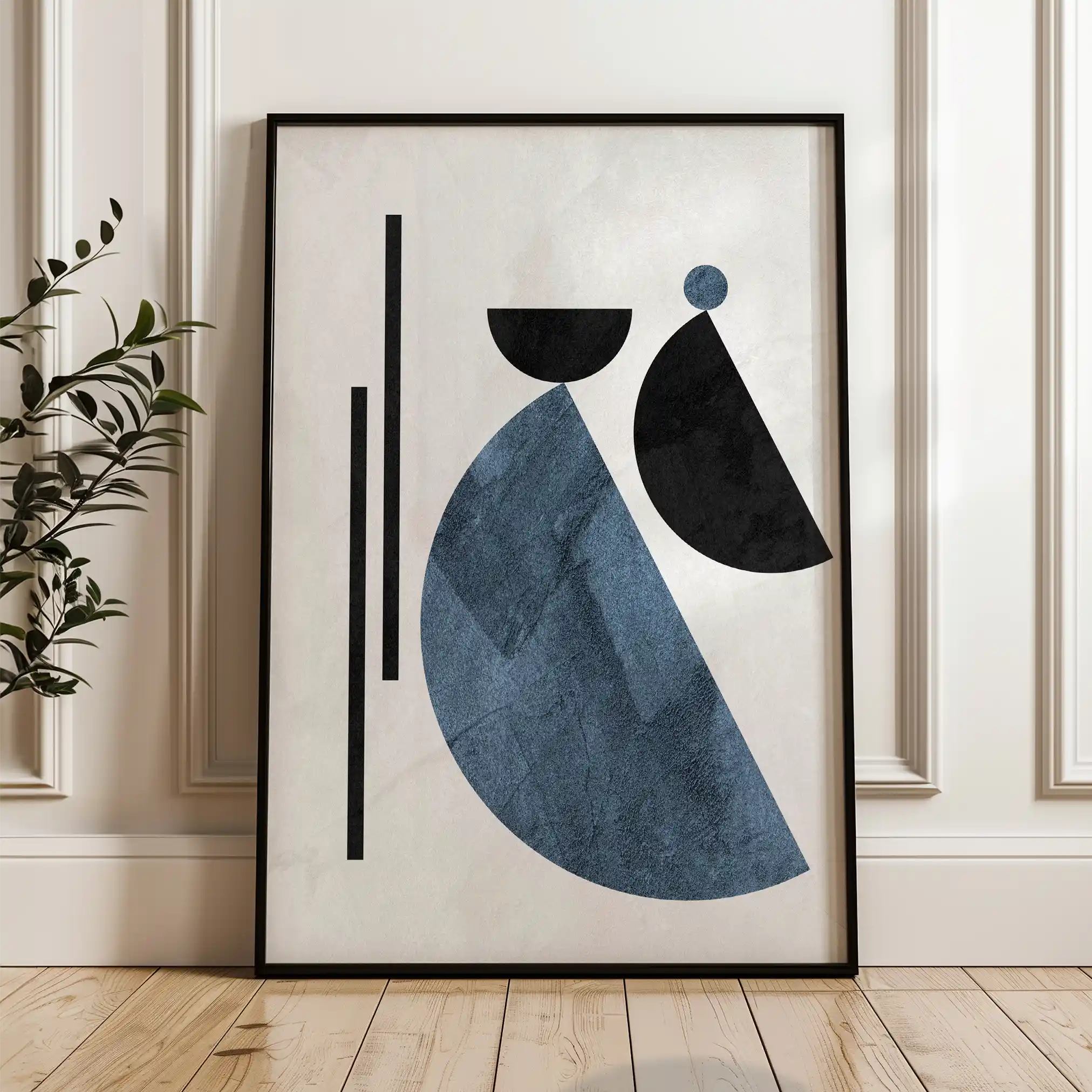 Boho 045 Canvas Art 60 x 40 cm / Black