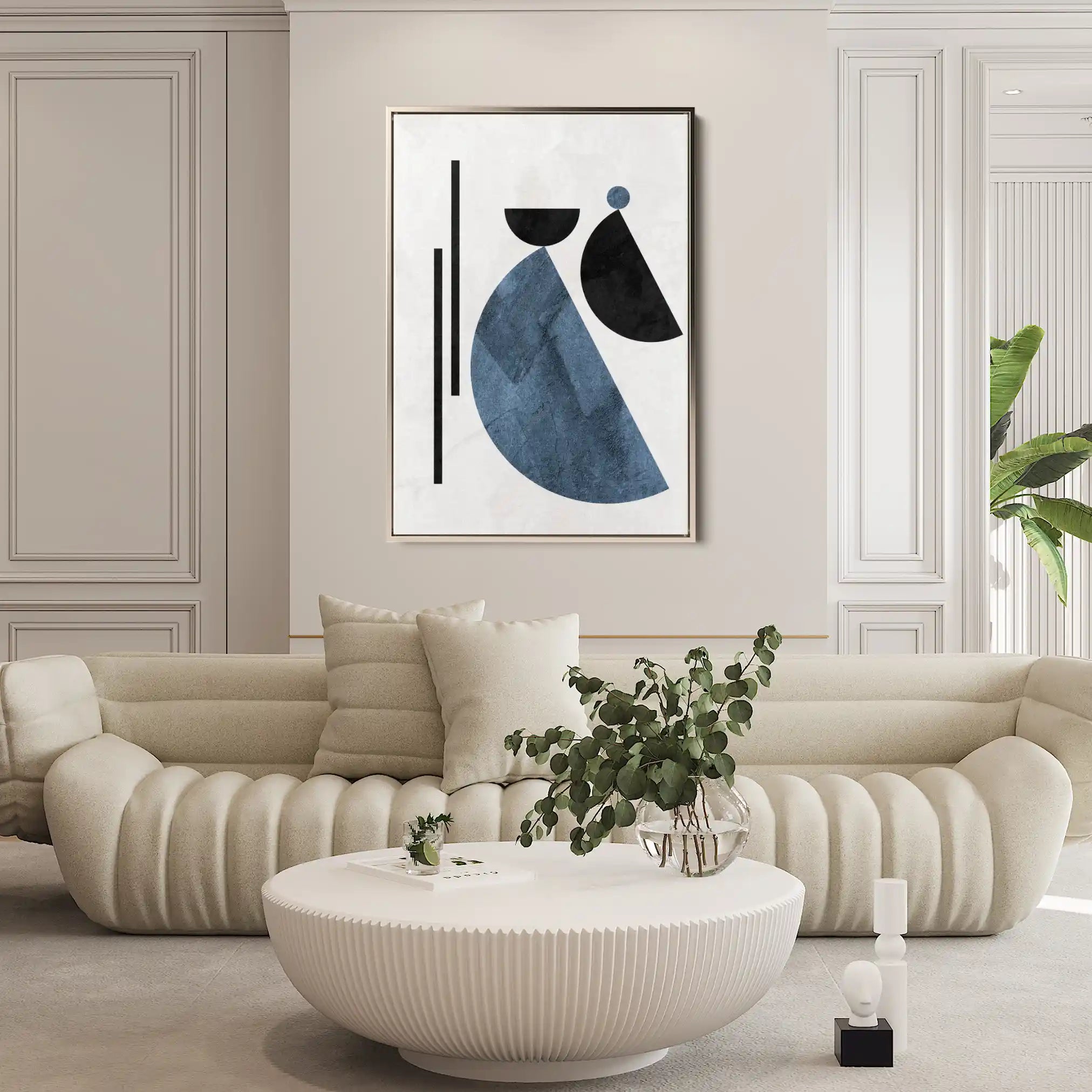 Boho 045 Canvas Art 60 x 40 cm / Black