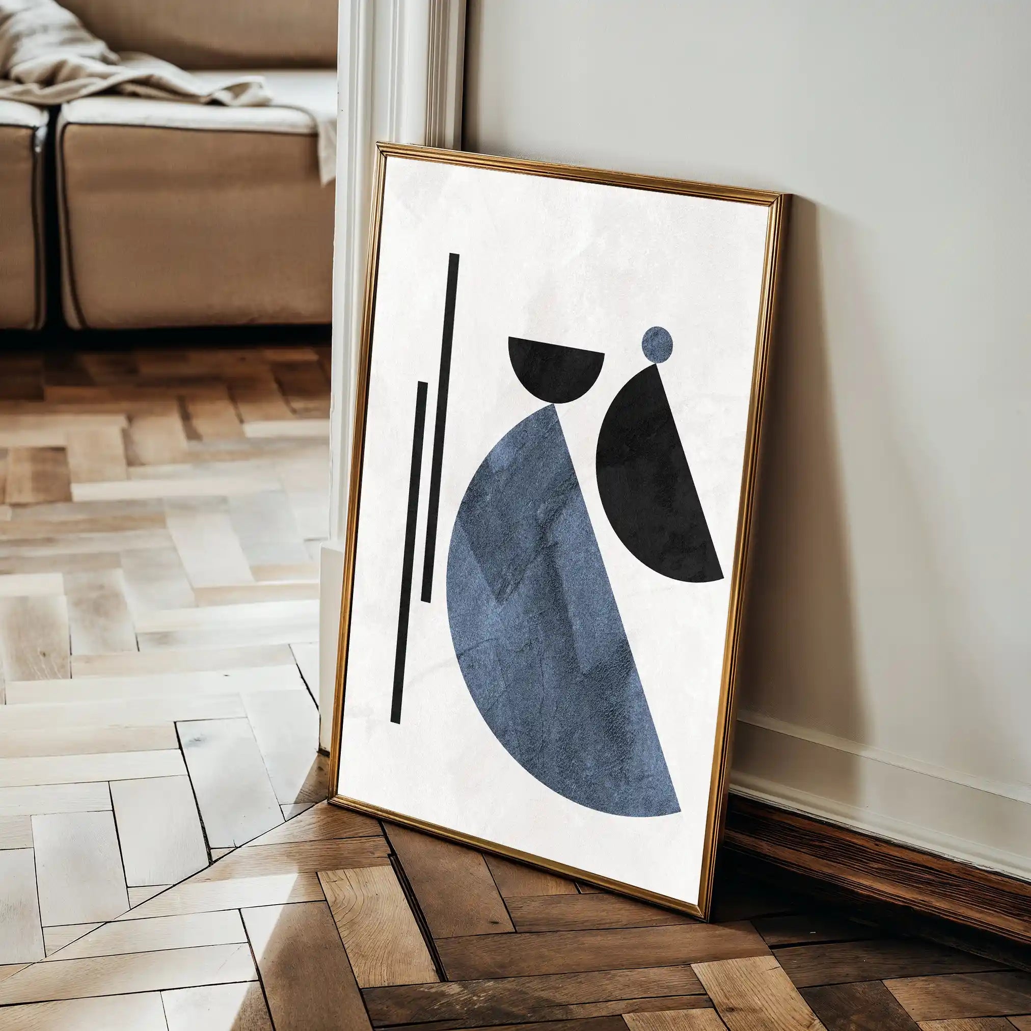 Boho 045 Canvas Art 60 x 40 cm / Black