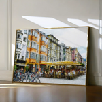 Landscape 045 Canvas Art 60 x 40 cm / Black