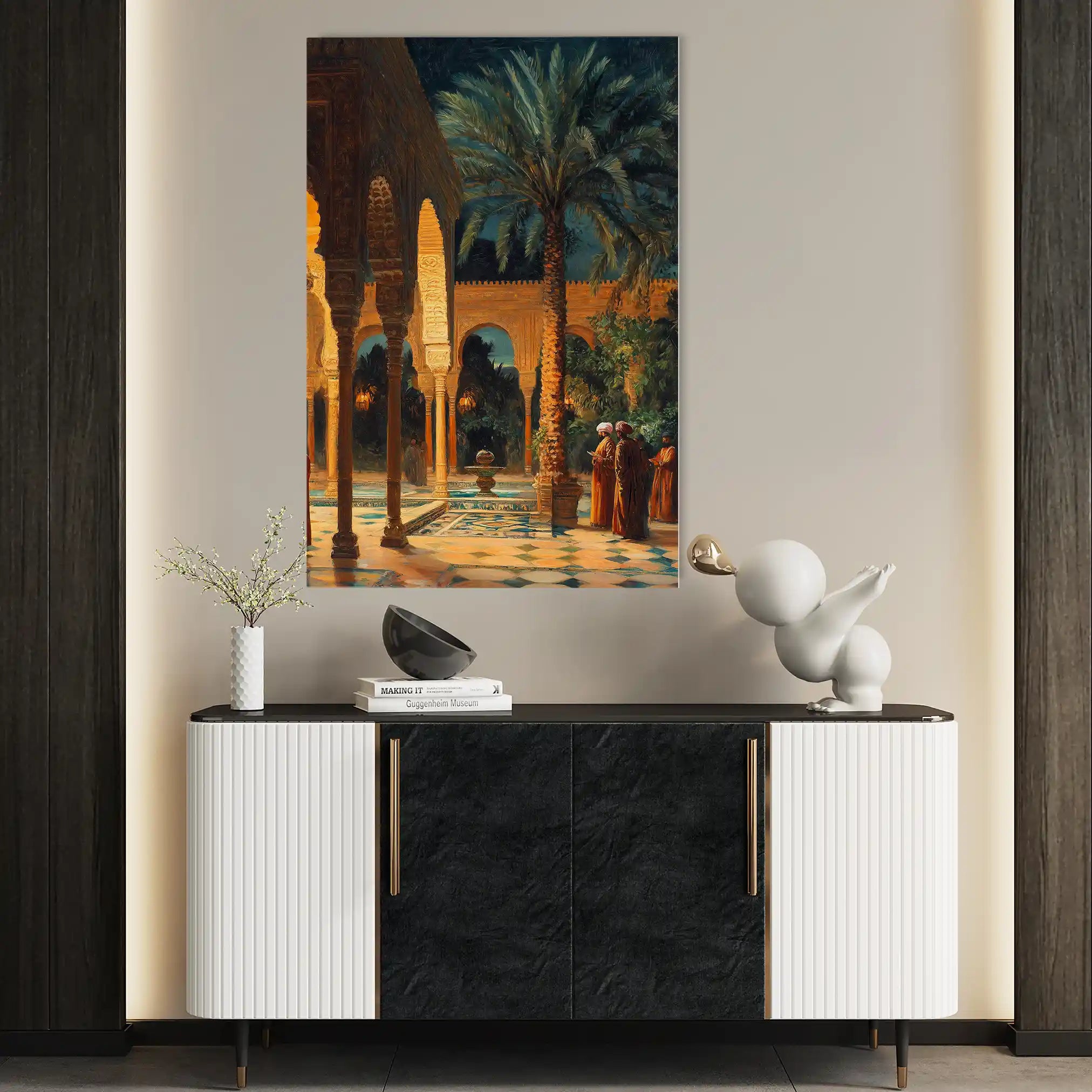 Orientalist 045 Canvas Art 60 x 40 cm / Black