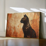 Animals 046 Canvas Art 60 x 40 cm / Black