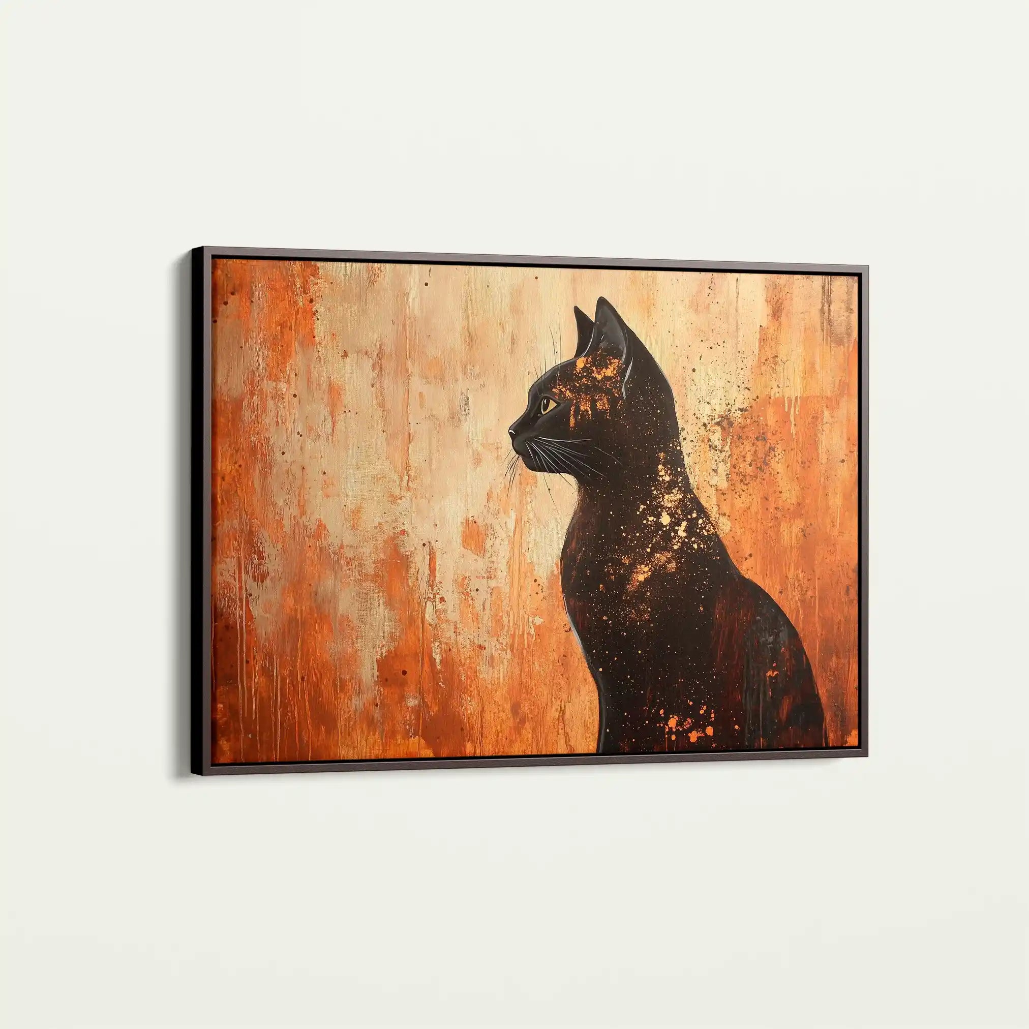 Animals 046 Canvas Art 60 x 40 cm / Black