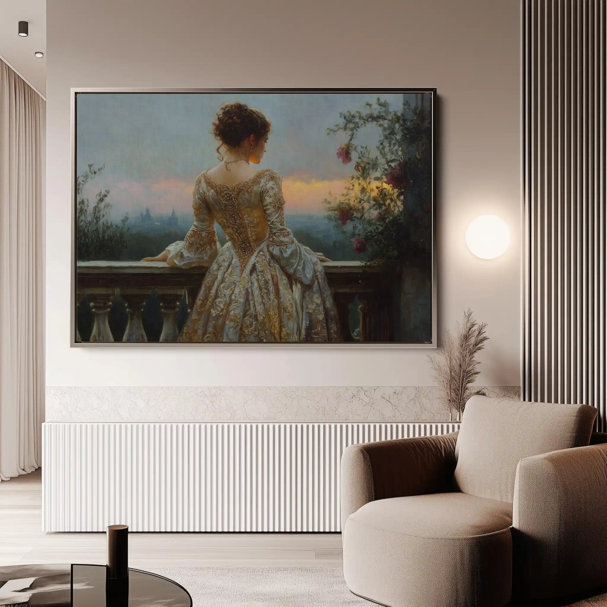 Classic 046 Canvas Art 60 x 40 cm / Black