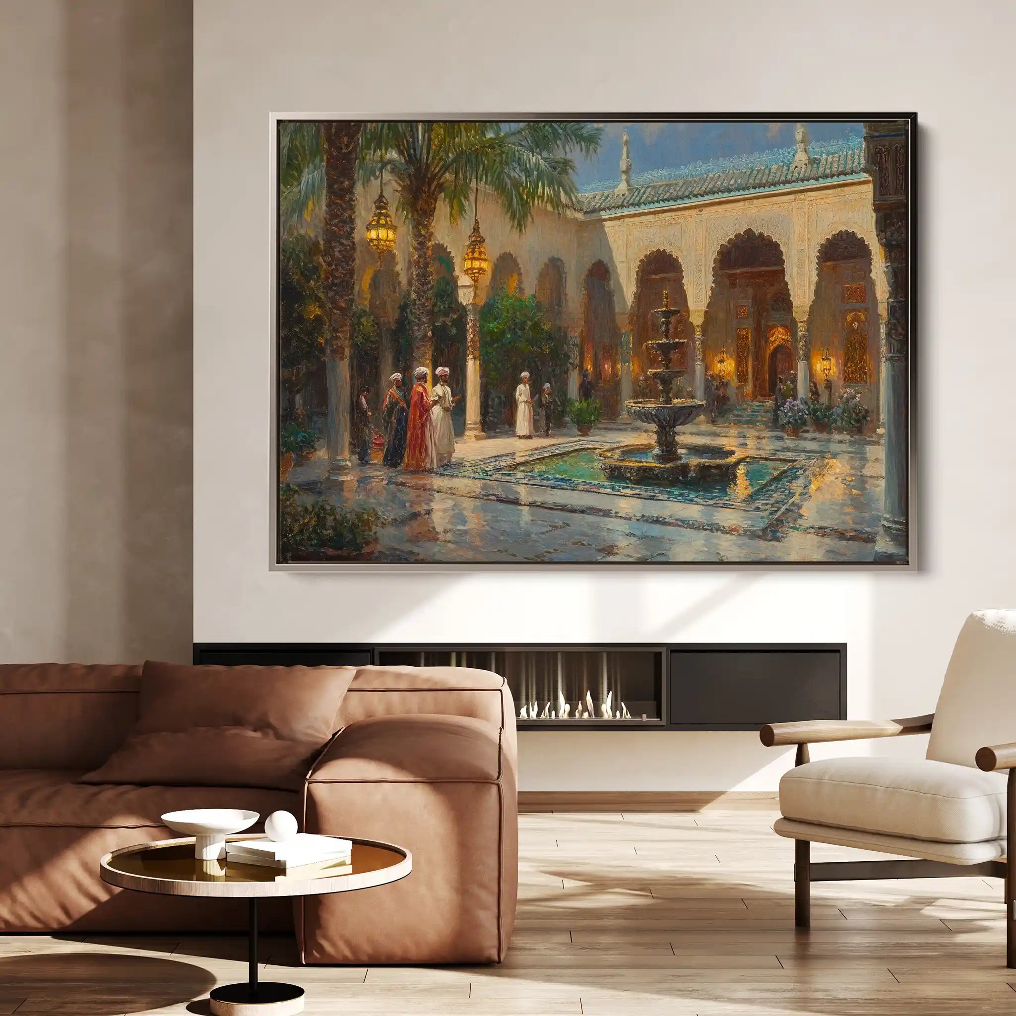 Orientalist 046 Canvas Art 60 x 40 cm / Black