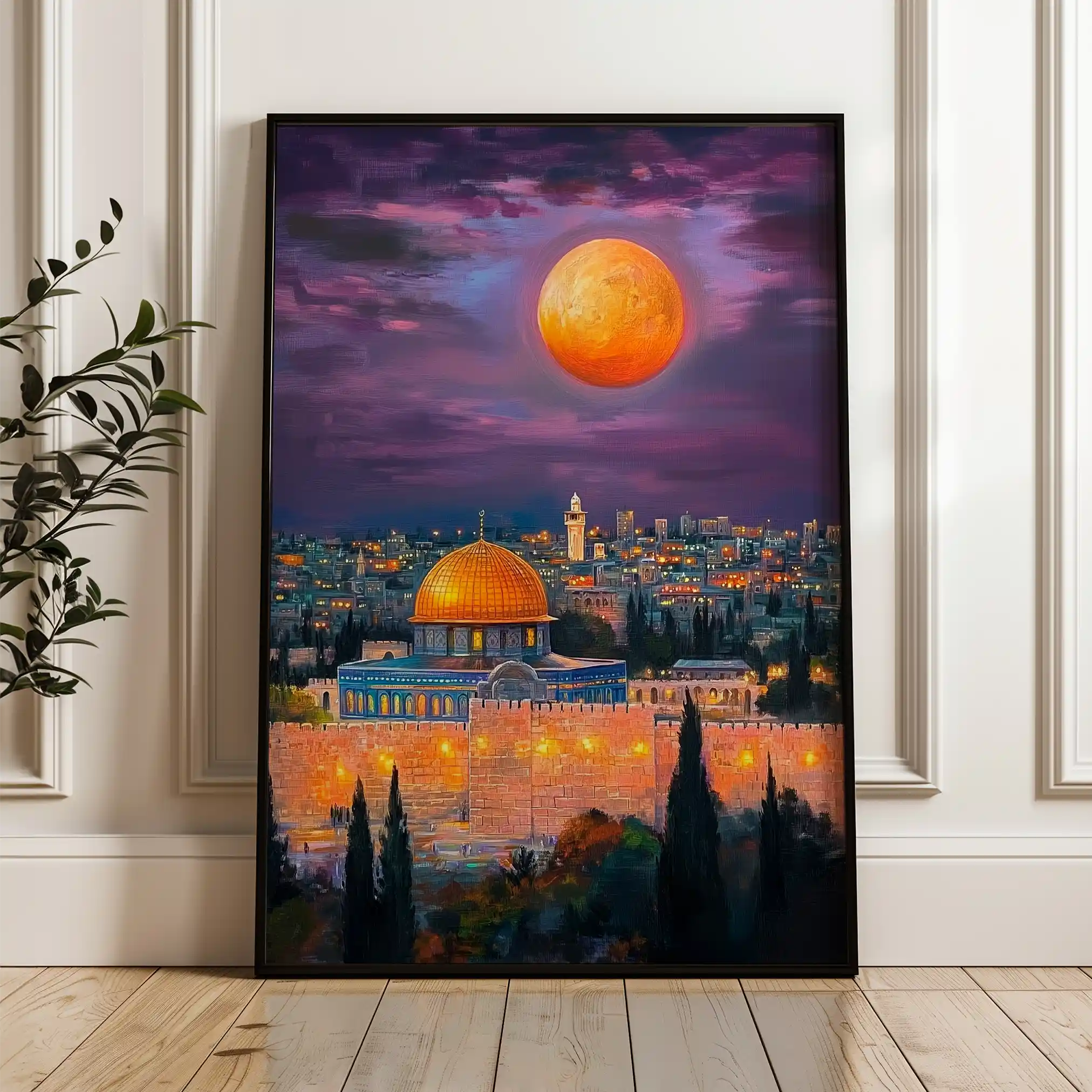 Palestine 046 Canvas Art 60 x 40 cm / Black