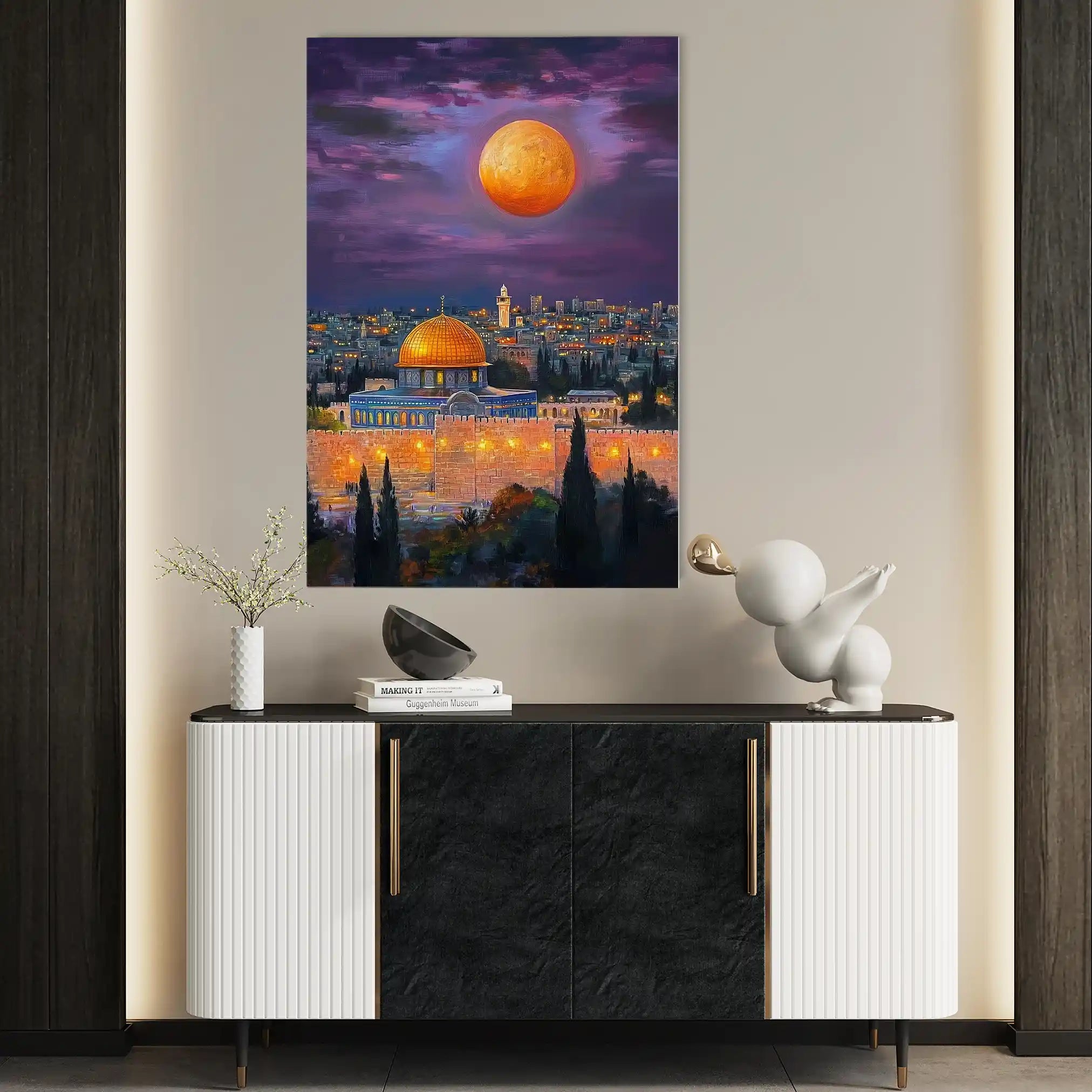 Palestine 046 Canvas Art 60 x 40 cm / Black