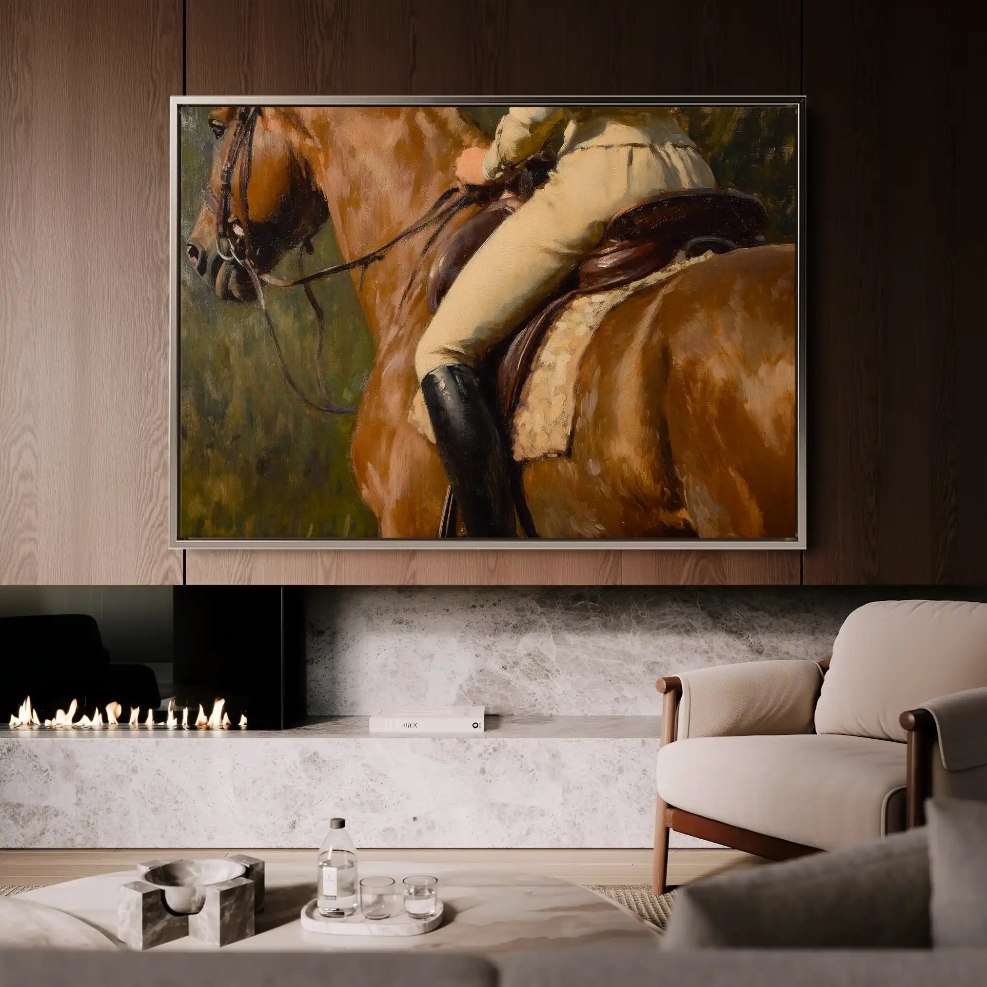 Classic 047 Canvas Art 60 x 40 cm / Black