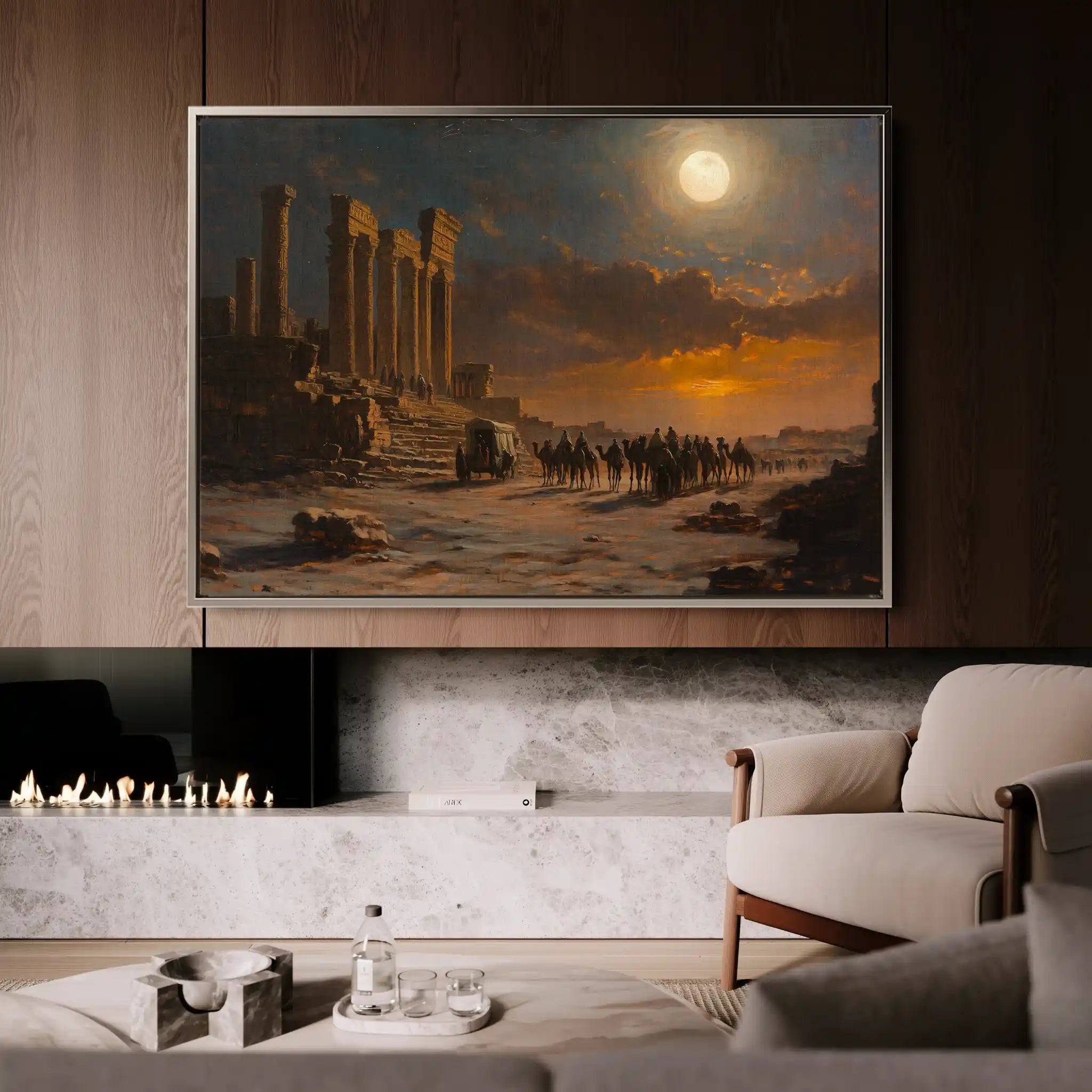 Orientalist 047 Canvas Art 60 x 40 cm / Black