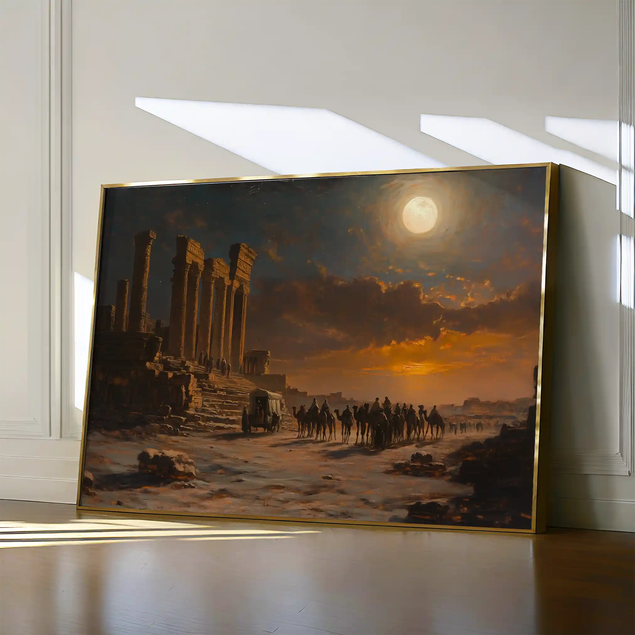 Orientalist 047 Canvas Art 60 x 40 cm / Black