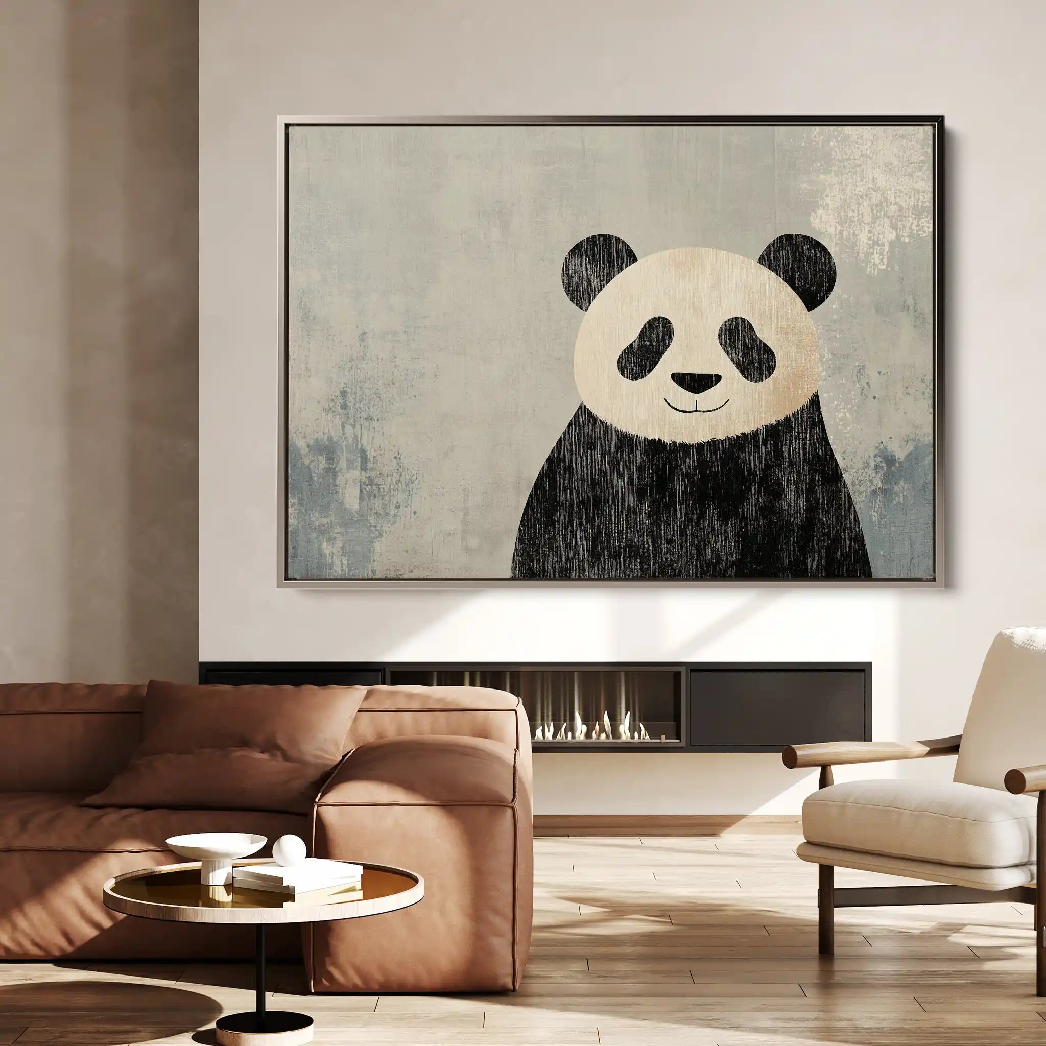 Animals 048 Canvas Art 60 x 40 cm / Black