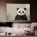 Animals 048 Canvas Art 60 x 40 cm / Black