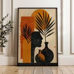 Boho 048 Canvas Art 60 x 40 cm / Black