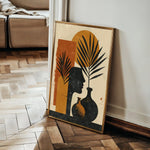 Boho 048 Canvas Art 60 x 40 cm / Black