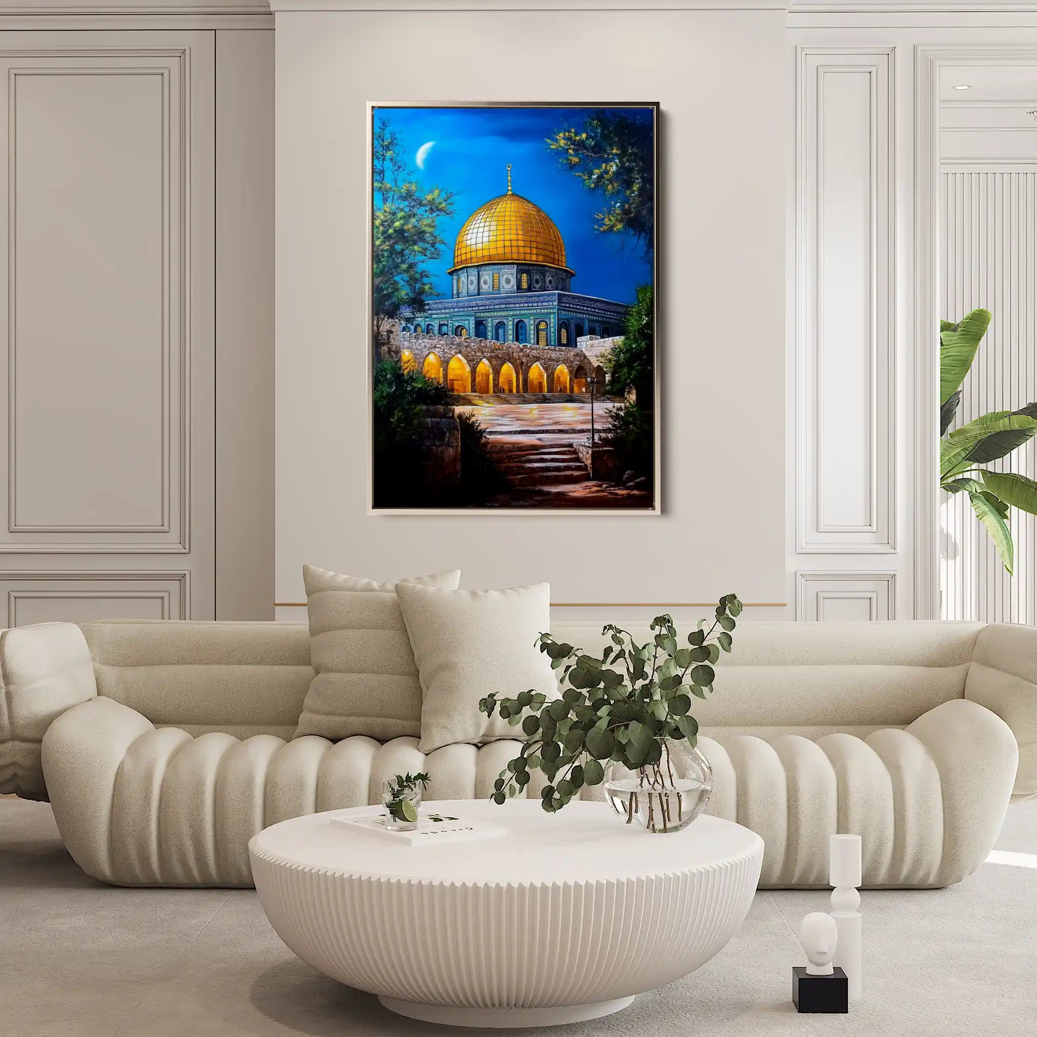 Palestine 048 Canvas Art 60 x 40 cm / Black