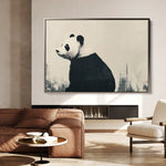 Animals 049 Canvas Art 60 x 40 cm / Black