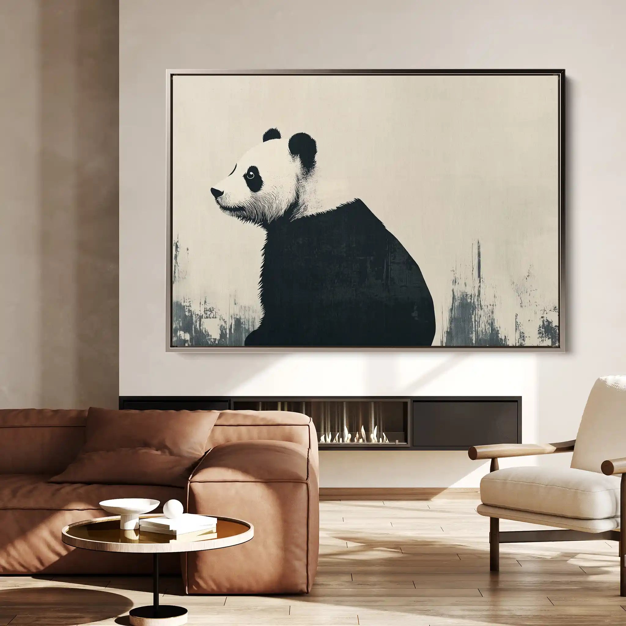 Animals 049 Canvas Art 60 x 40 cm / Black