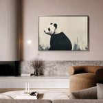 Animals 049 Canvas Art 60 x 40 cm / Black